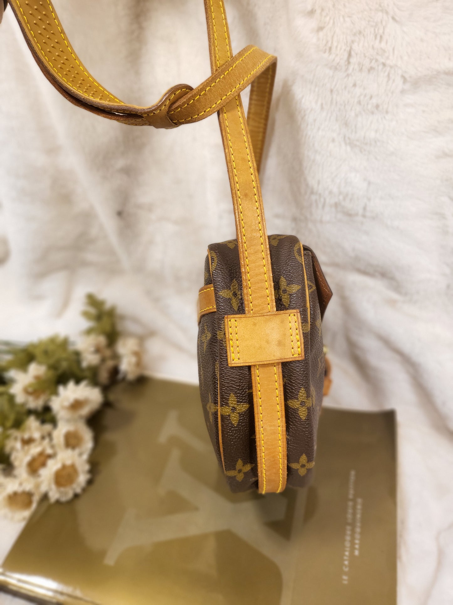 Authentic pre-owned Louis Vuitton Jeune Fille pm crossbody shoulder bag
