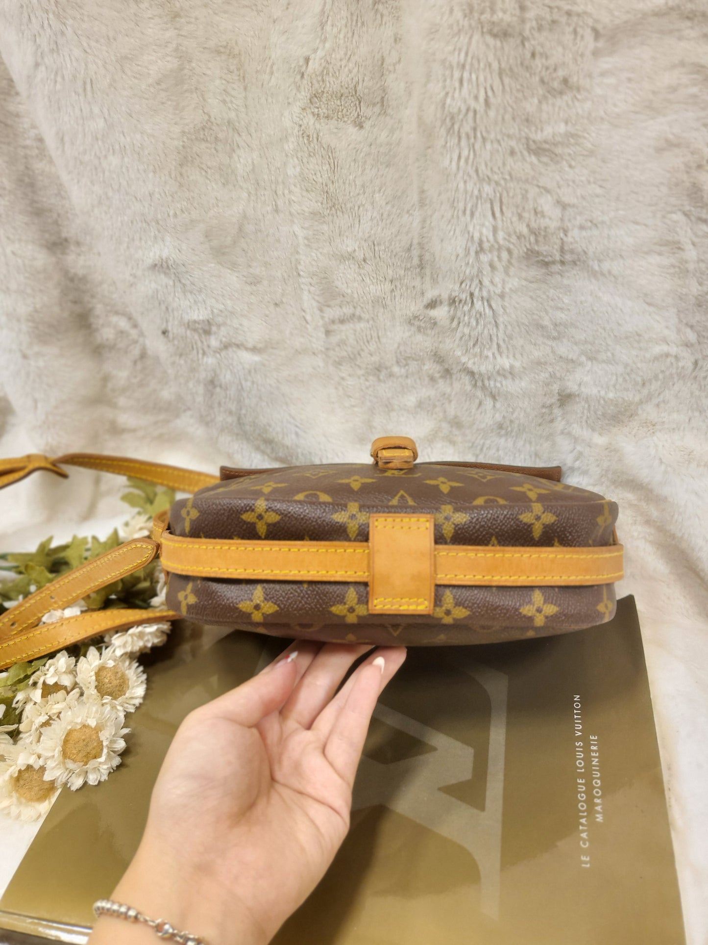 Authentic pre-owned Louis Vuitton Jeune Fille pm crossbody shoulder bag