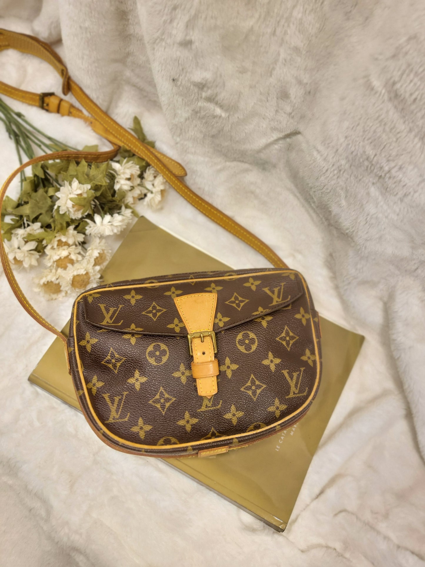 Authentic pre-owned Louis Vuitton Jeune Fille pm crossbody shoulder bag