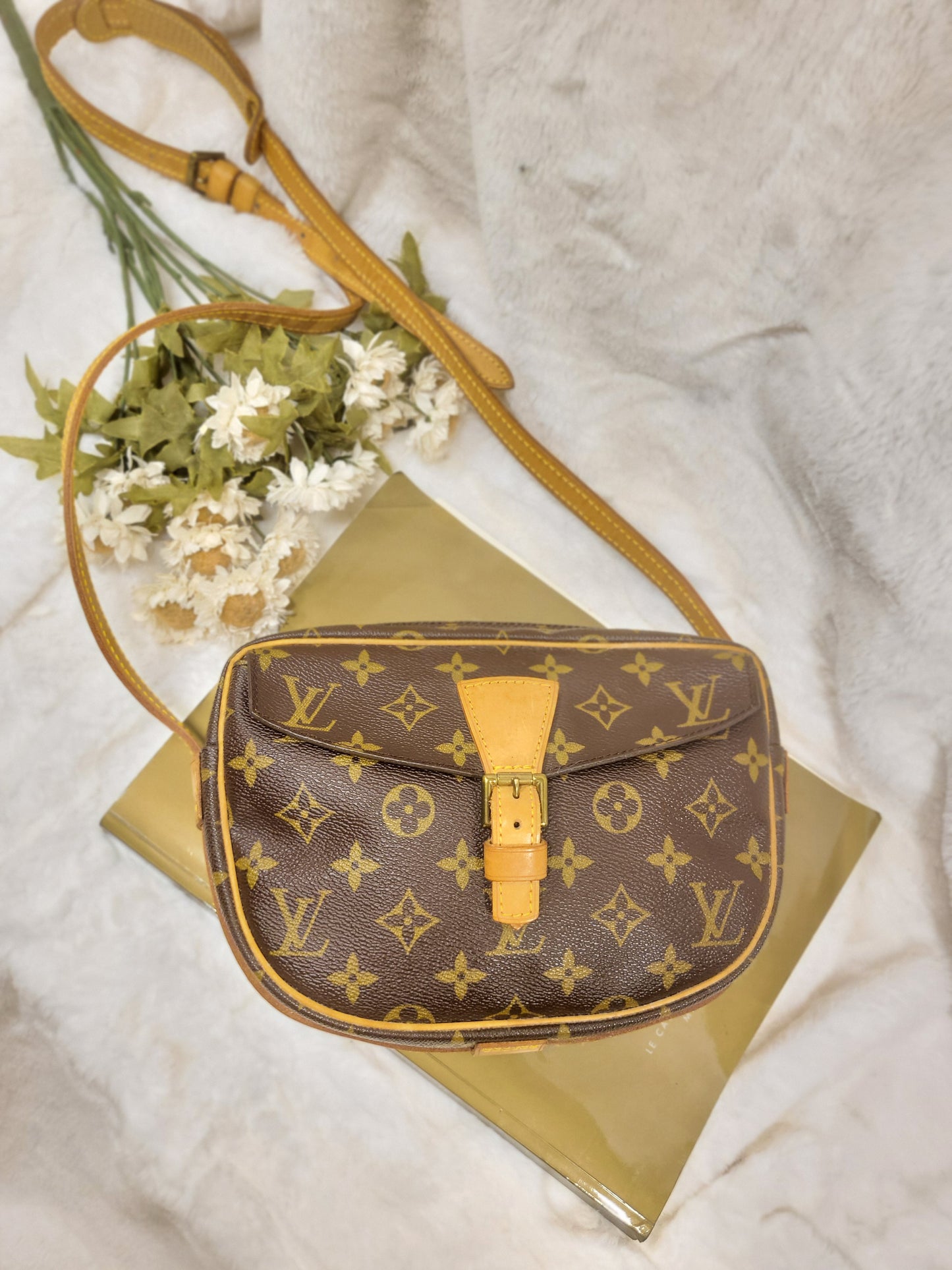 Authentic pre-owned Louis Vuitton Jeune Fille pm crossbody shoulder bag