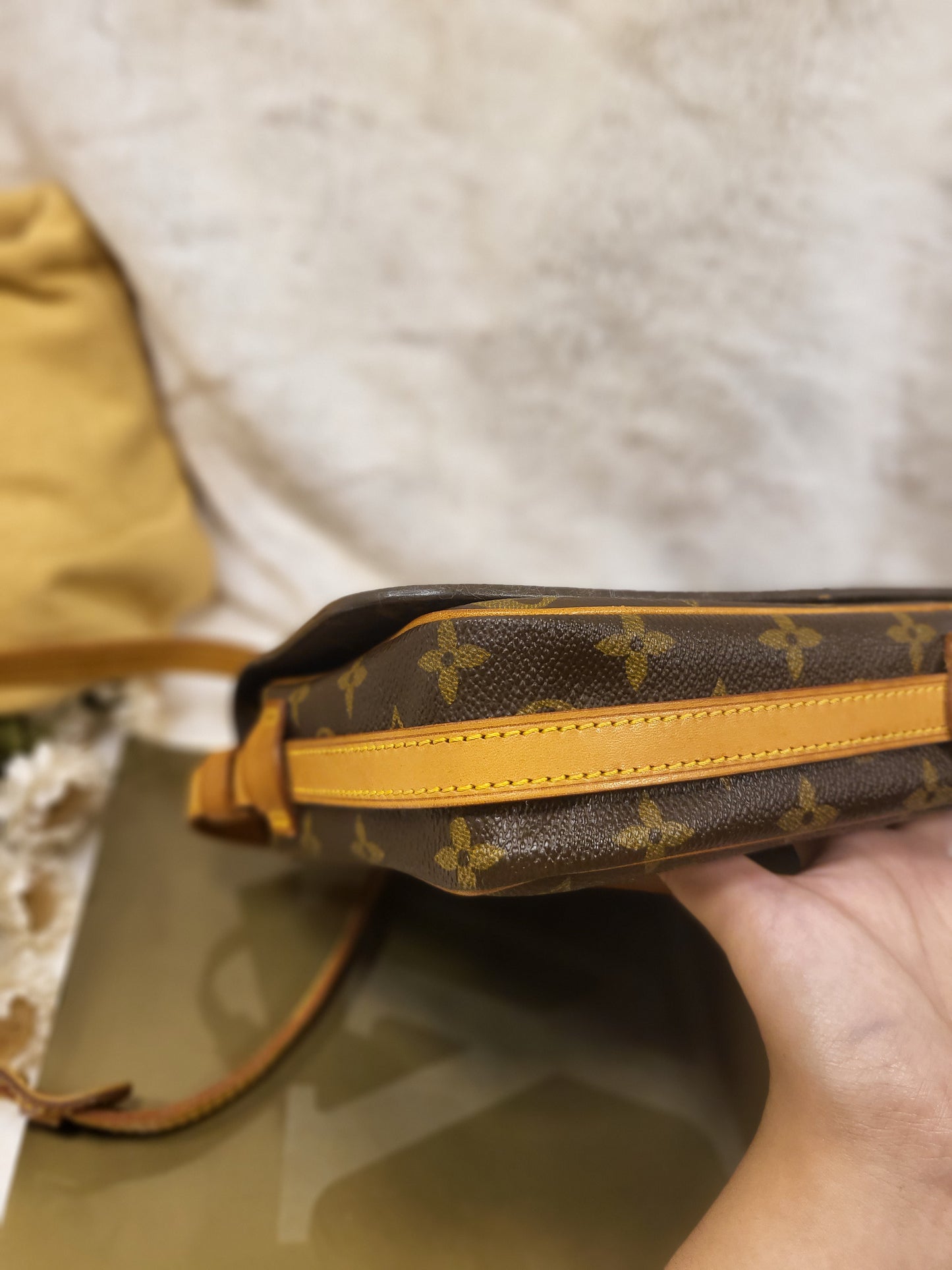Authentic pre-owned Louis Vuitton Saint Germain 28 crossbody shoulder bag