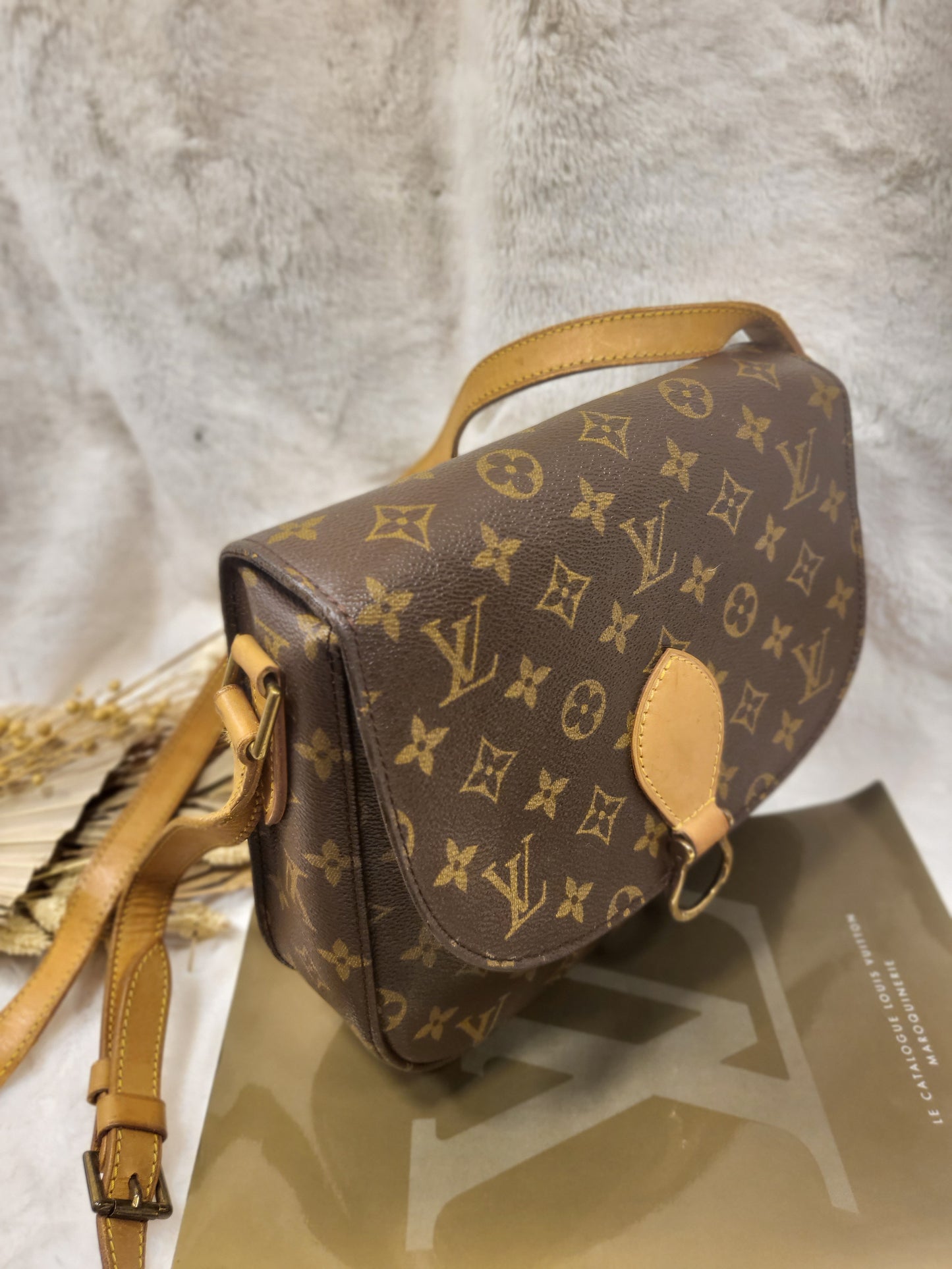 Authentic pre-owned Louis Vuitton saint Cloud gm crossbody shoulder bag