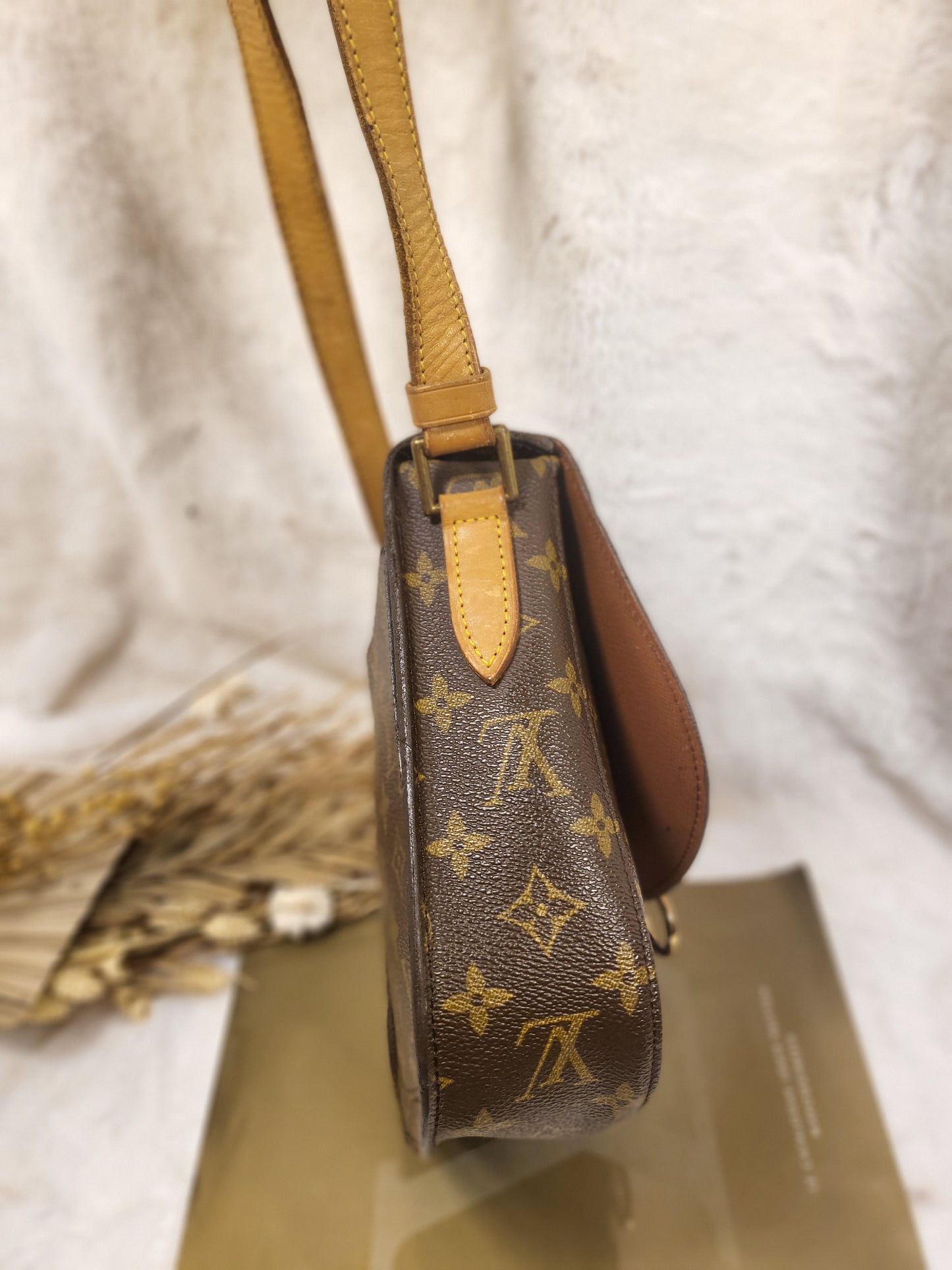 Authentic pre-owned Louis Vuitton saint Cloud gm crossbody shoulder bag