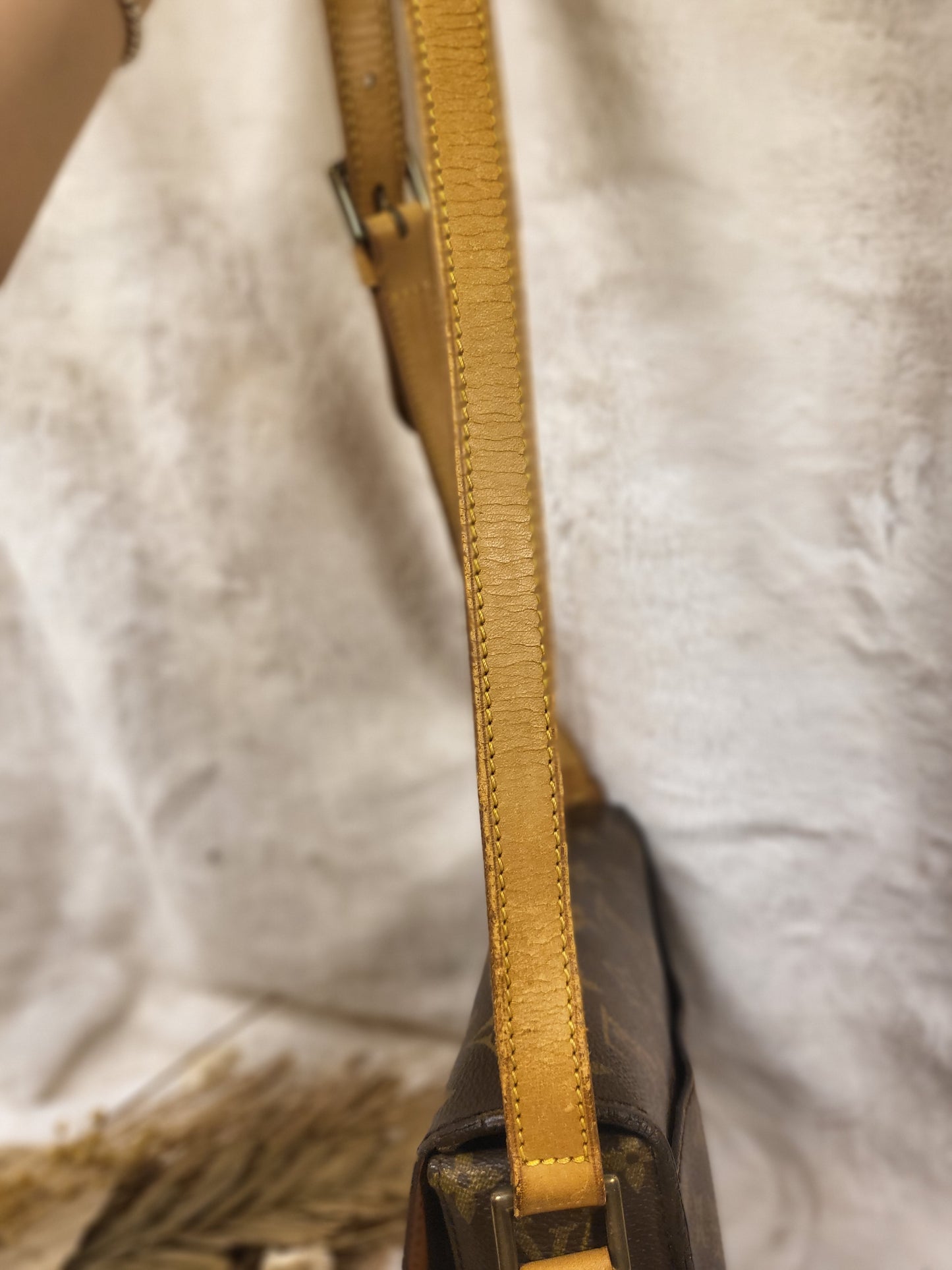 Authentic pre-owned Louis Vuitton saint Cloud gm crossbody shoulder bag