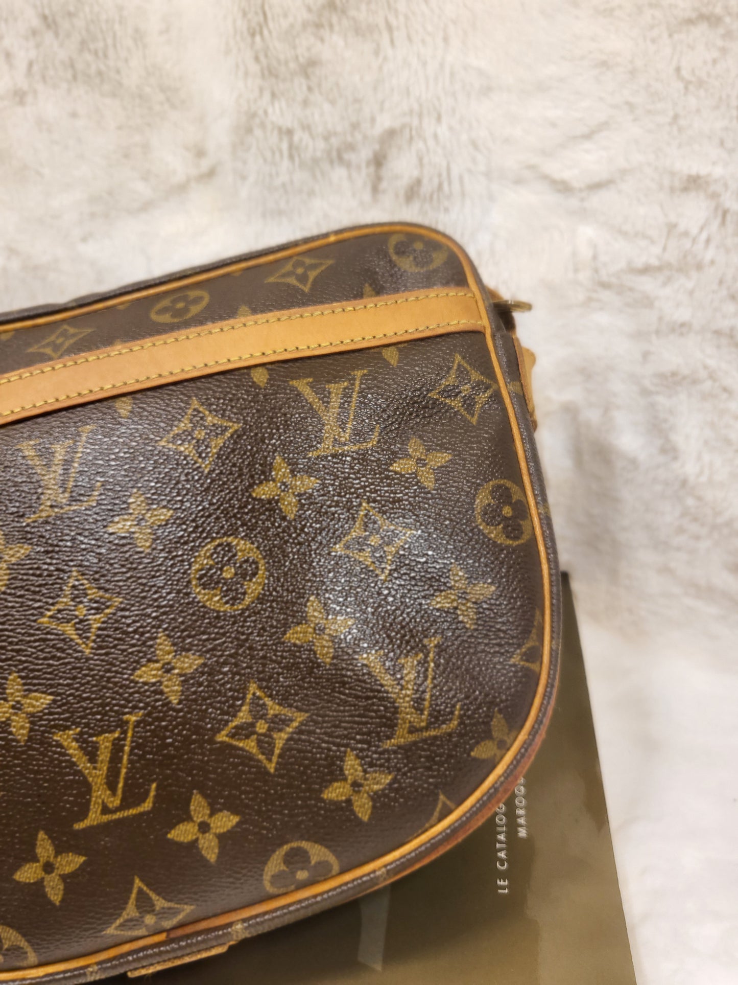 Authentic pre-owned Louis Vuitton Jeune fille gm crossbody shoulder bag