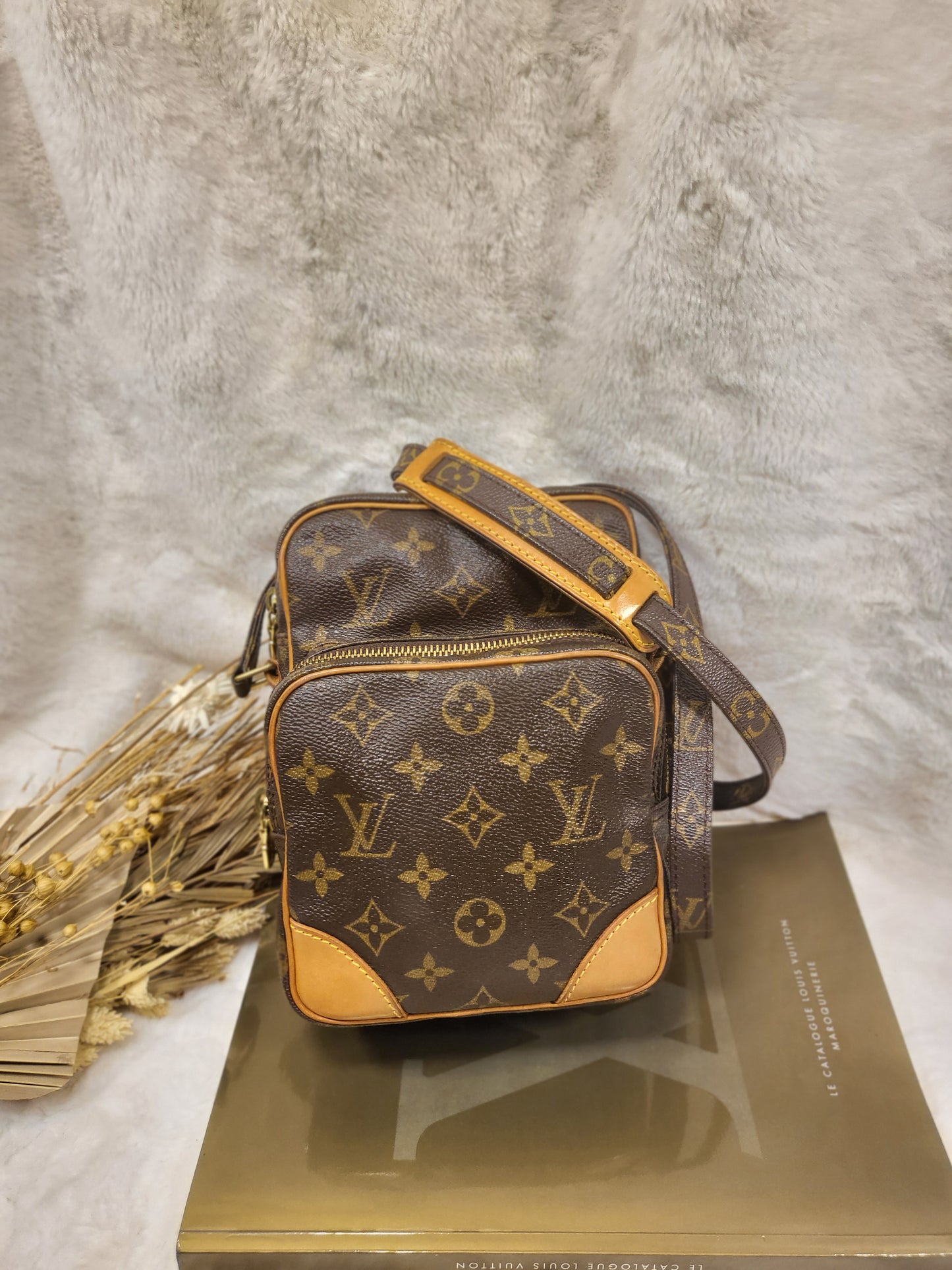 Authentic pre-owned Louis Vuitton Amazone pm crossbody shoulder bag