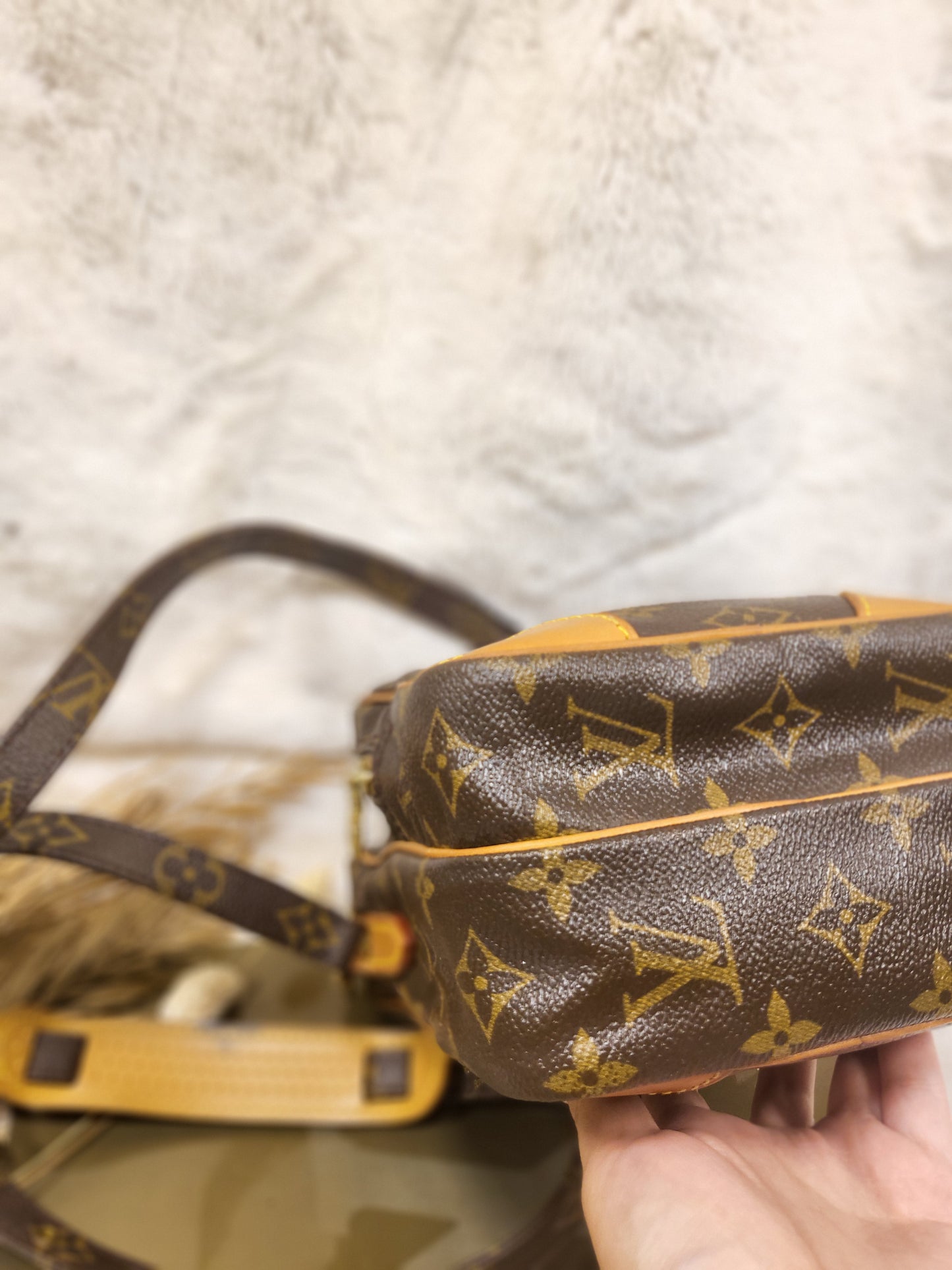 Authentic pre-owned Louis Vuitton Amazone pm crossbody shoulder bag