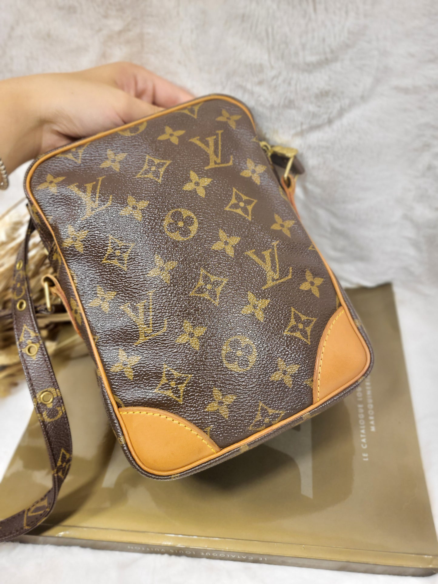 Authentic pre-owned Louis Vuitton Amazone pm crossbody shoulder bag
