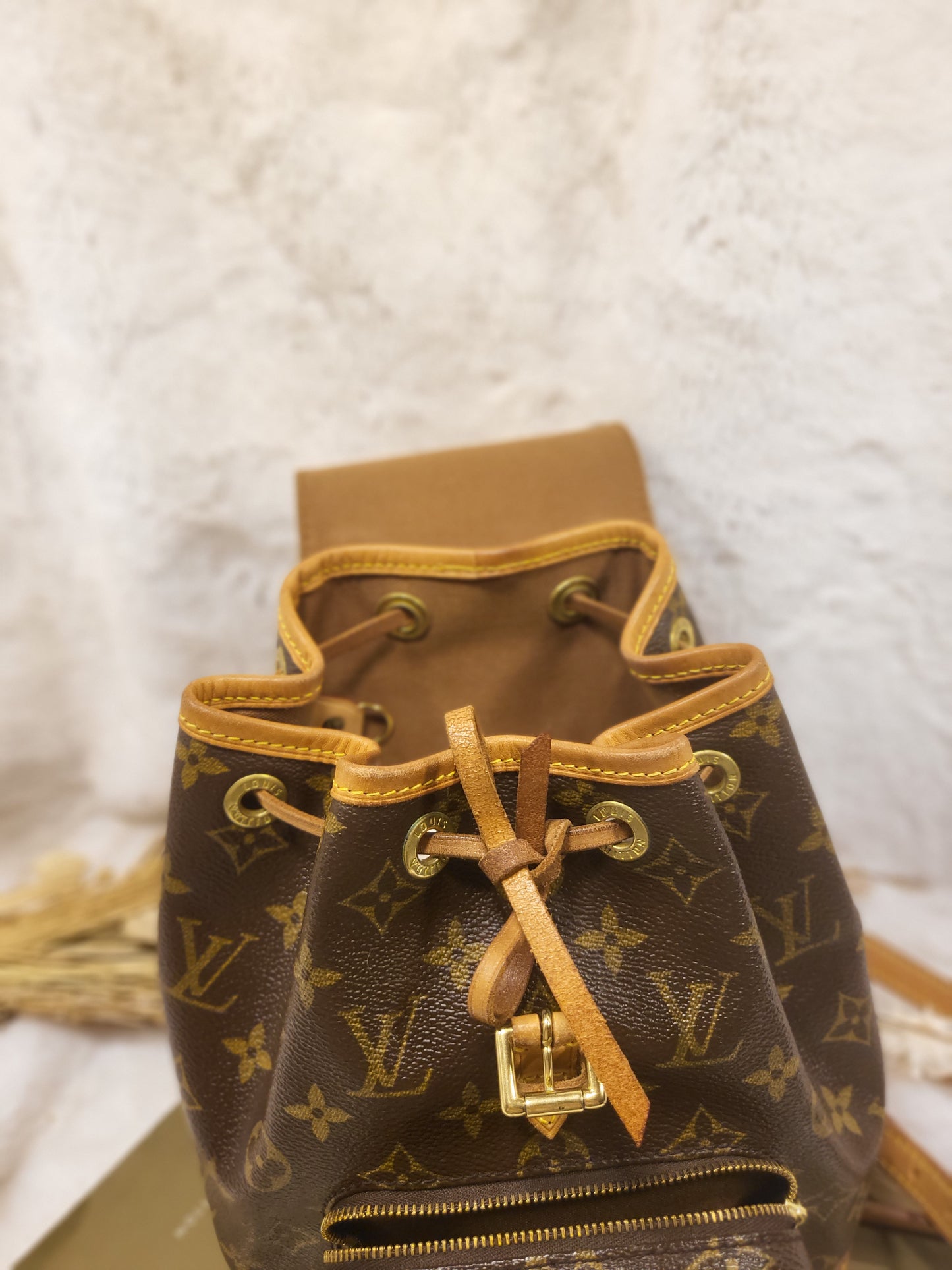 Authentic pre-owned Louis Vuitton Montsouris mini pm backpack