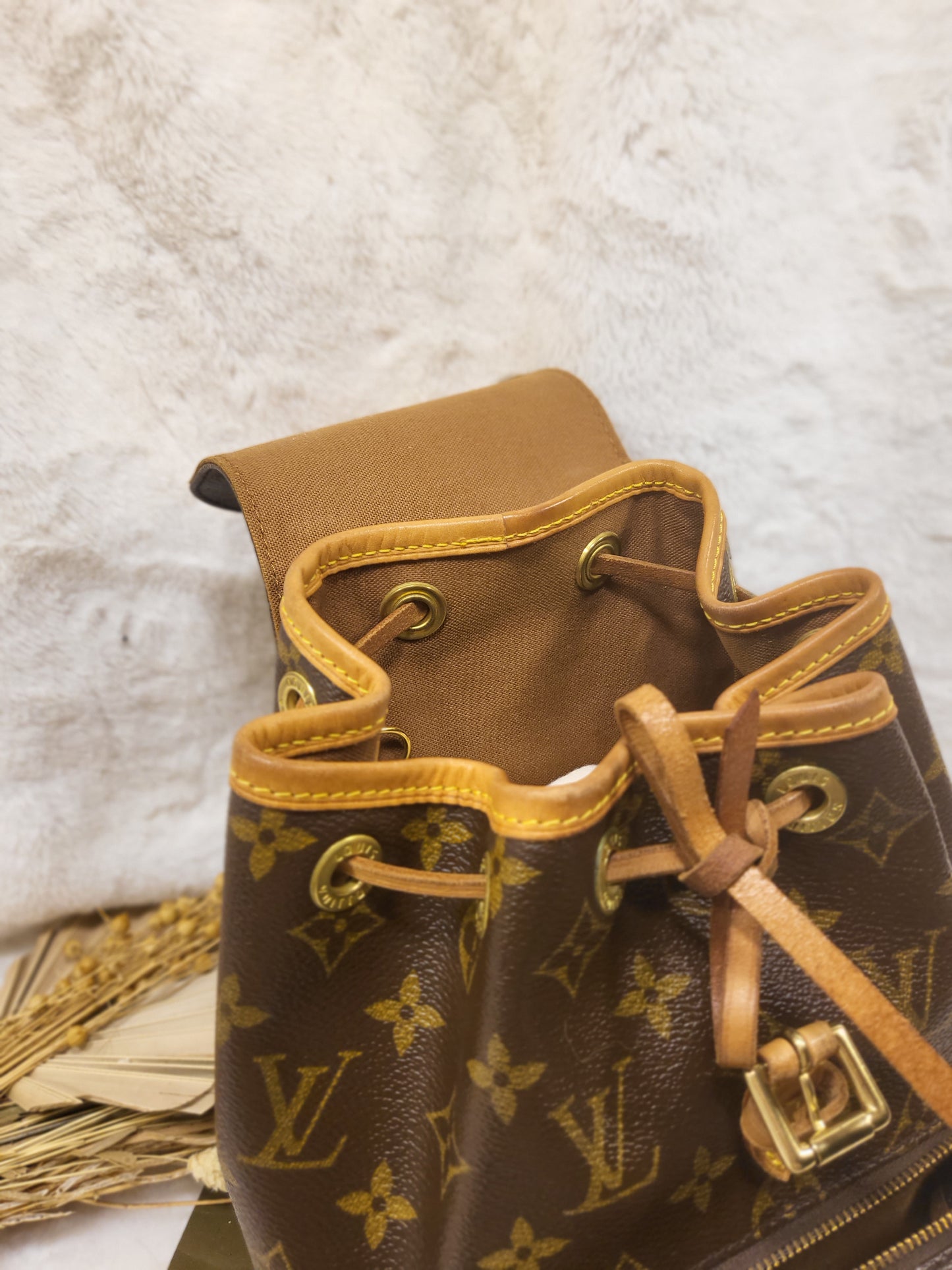 Authentic pre-owned Louis Vuitton Montsouris mini pm backpack