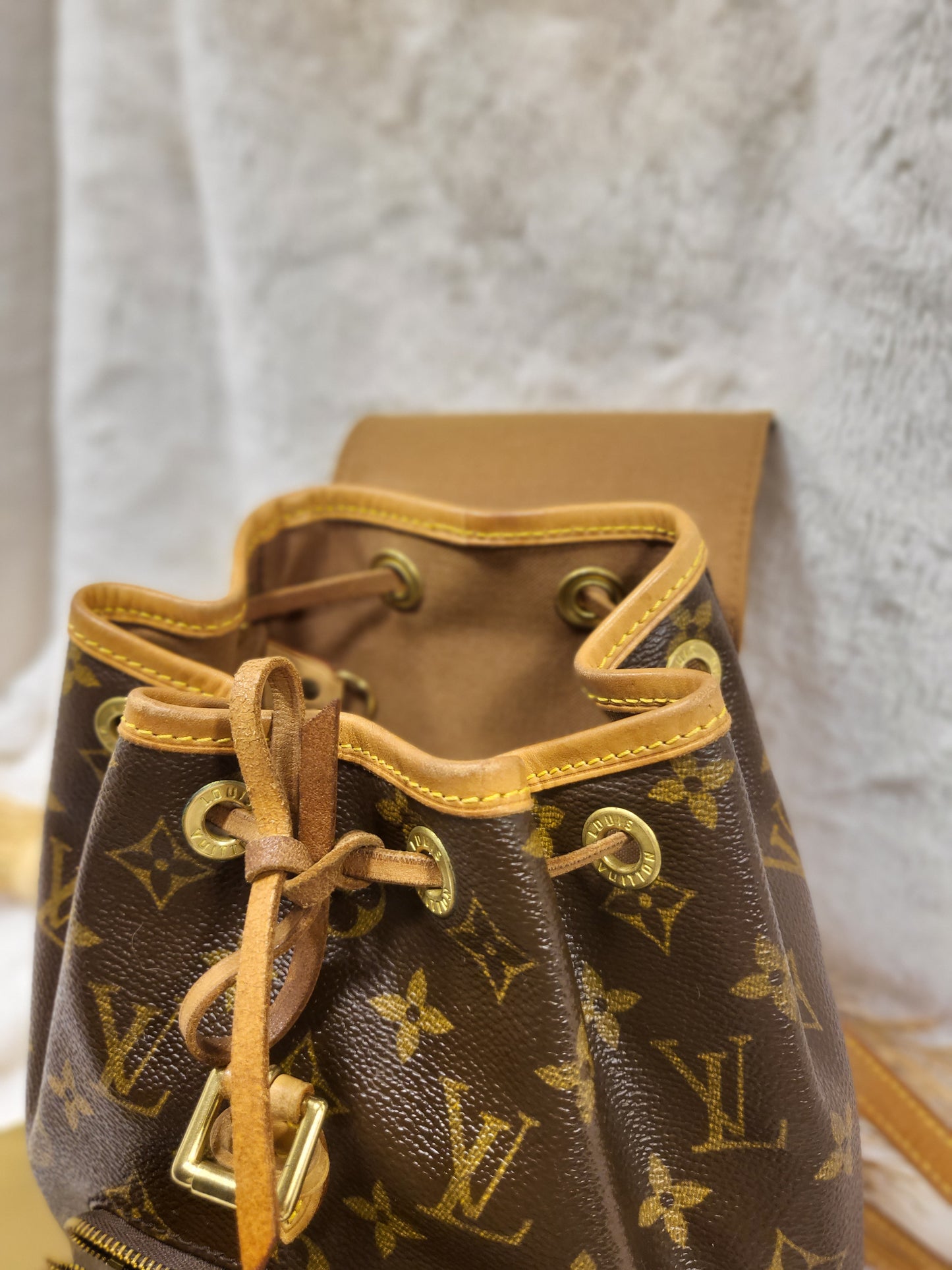 Authentic pre-owned Louis Vuitton Montsouris mini pm backpack