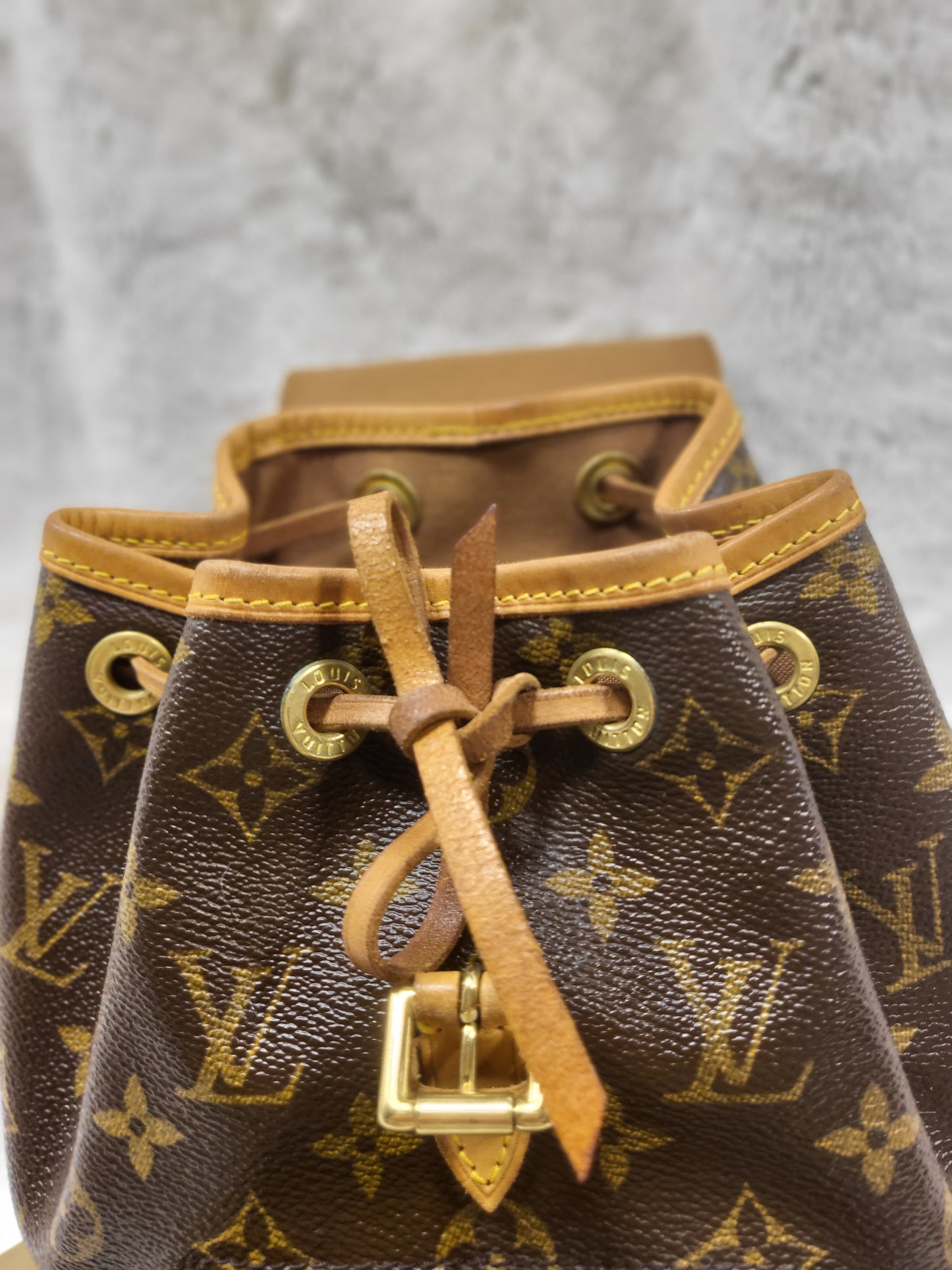 Authentic pre-owned Louis Vuitton Montsouris mini pm backpack