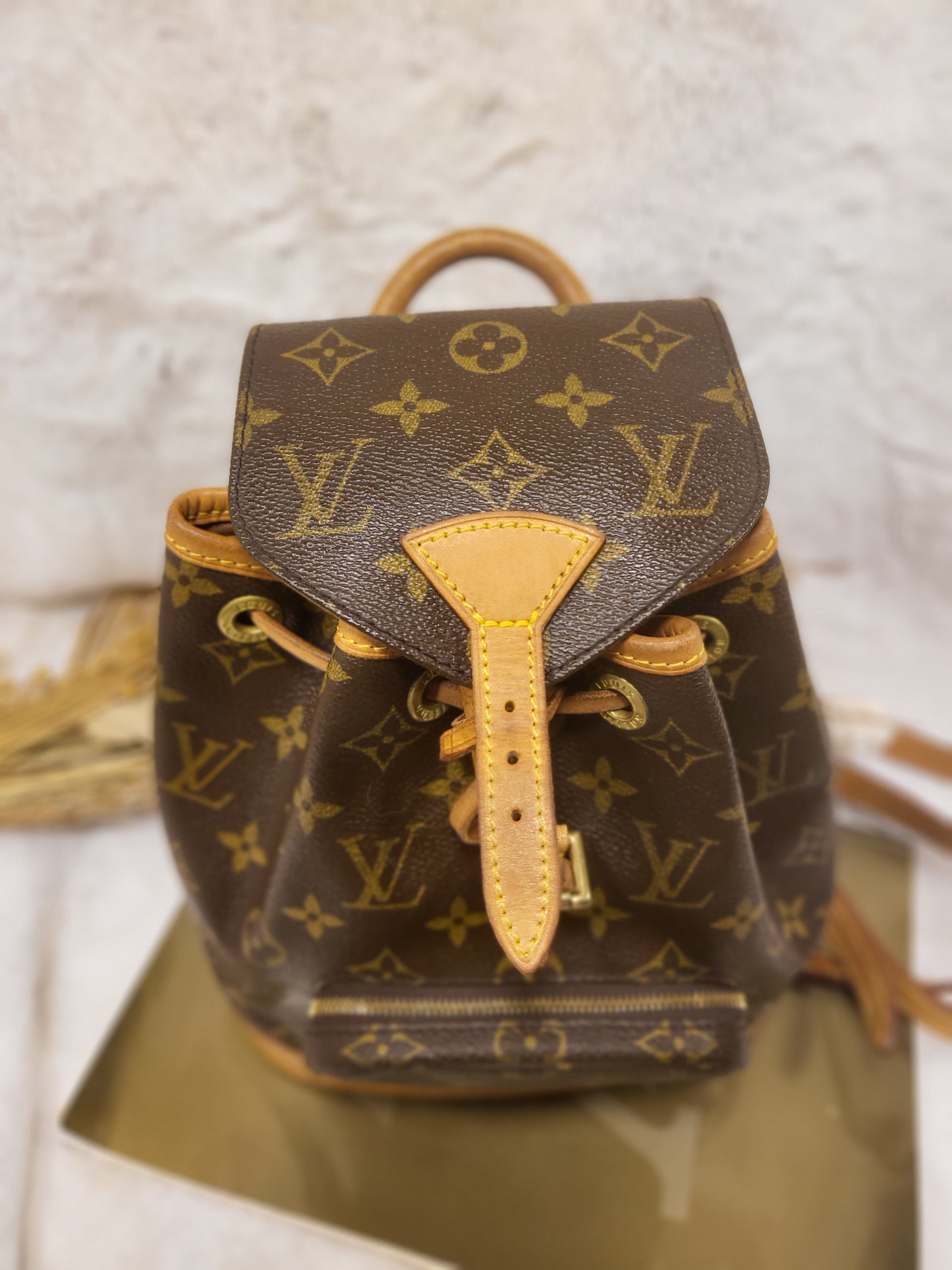 Authentic pre-owned Louis Vuitton Montsouris mini pm backpack
