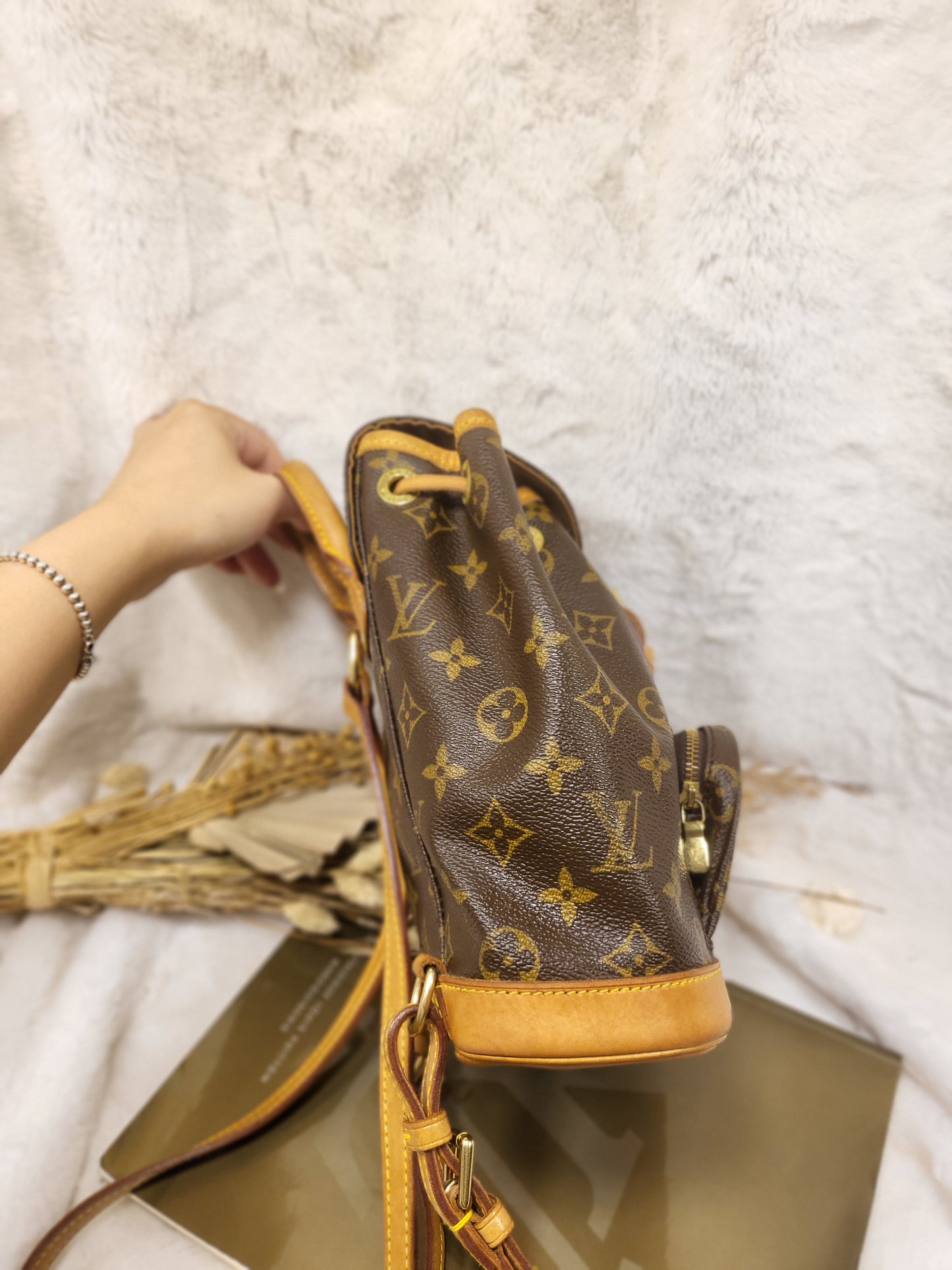 Authentic pre-owned Louis Vuitton Montsouris mini pm backpack