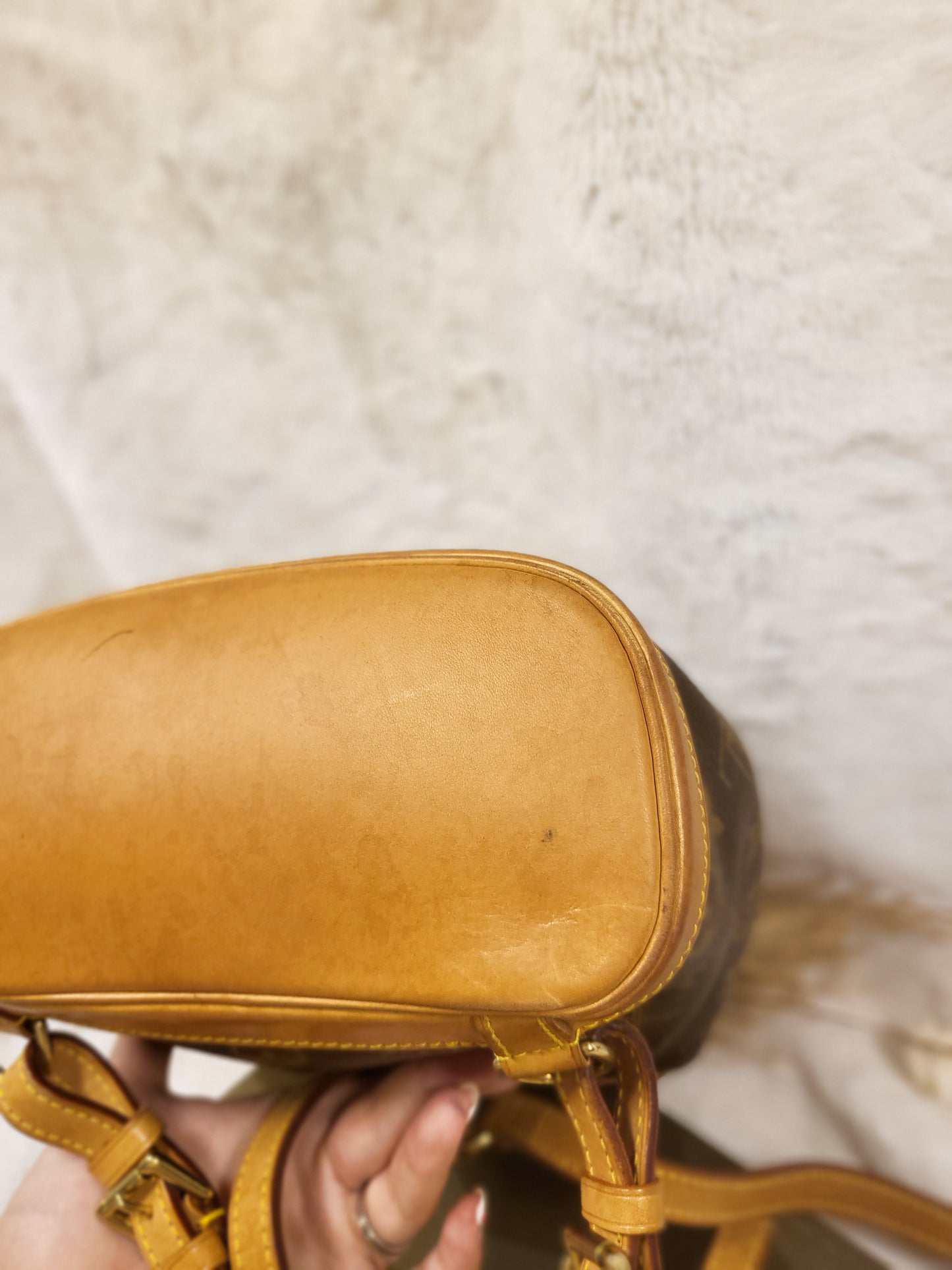 Authentic pre-owned Louis Vuitton Montsouris mini pm backpack