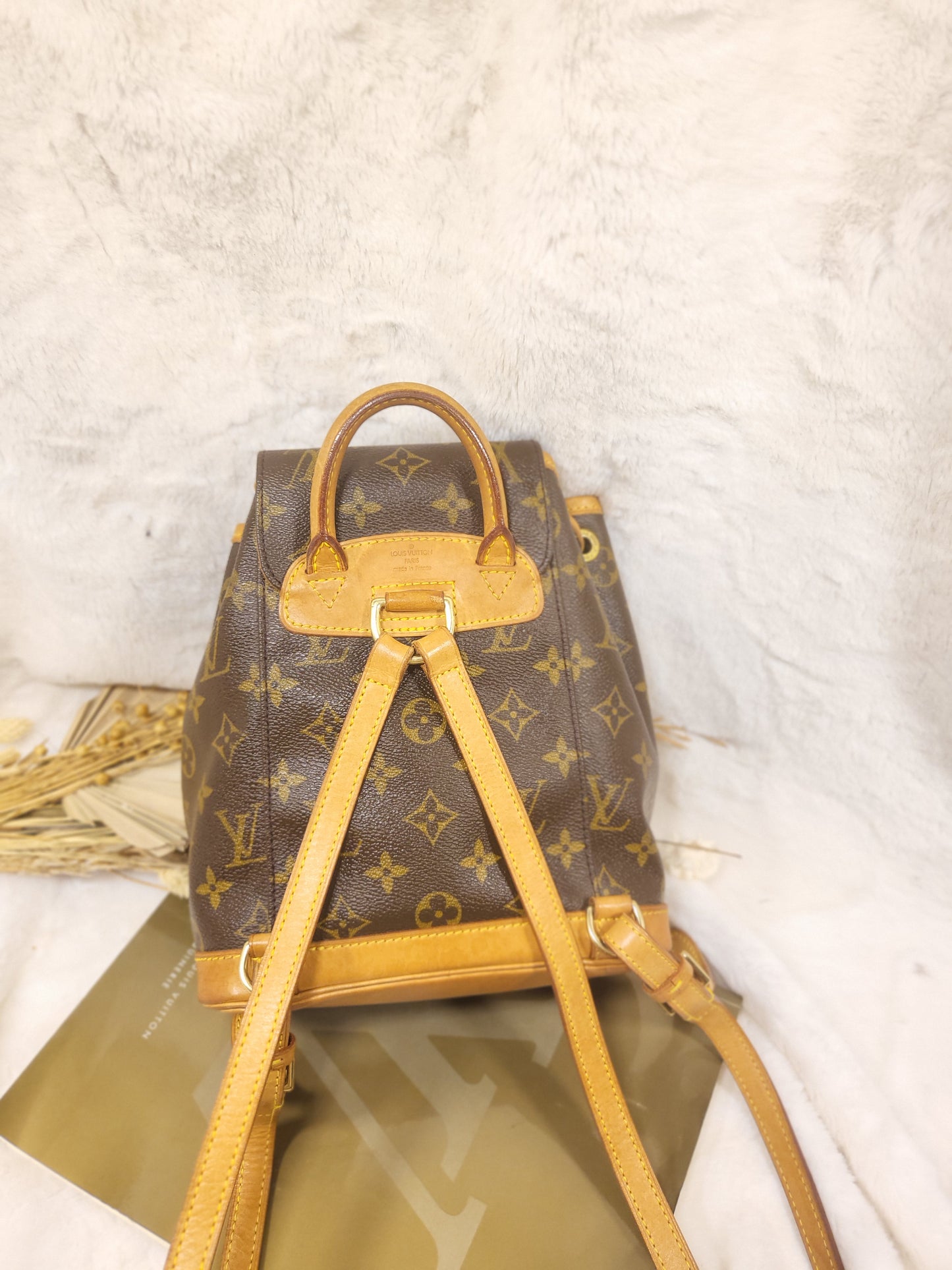 Authentic pre-owned Louis Vuitton Montsouris mini pm backpack