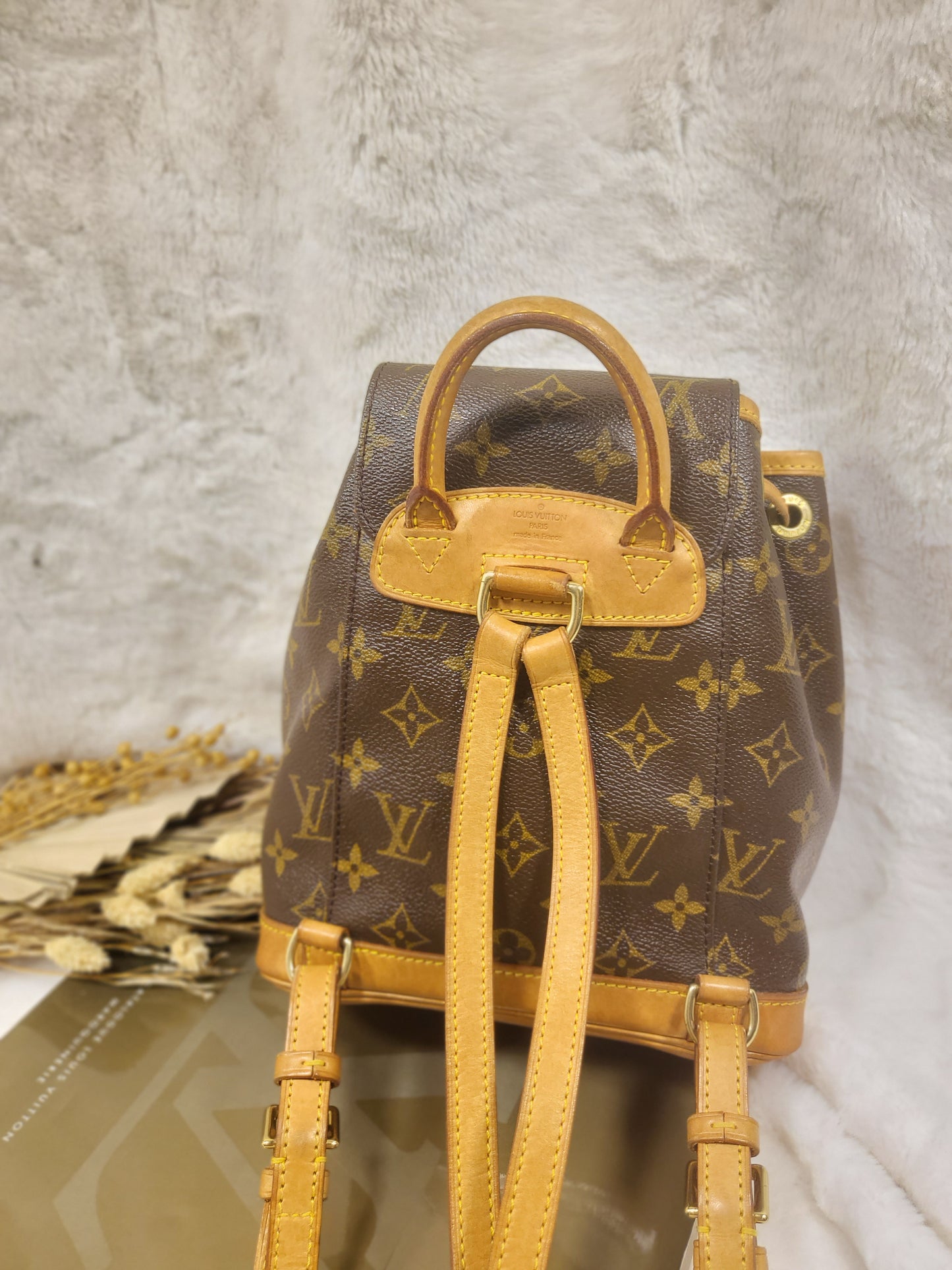 Authentic pre-owned Louis Vuitton Montsouris mini pm backpack