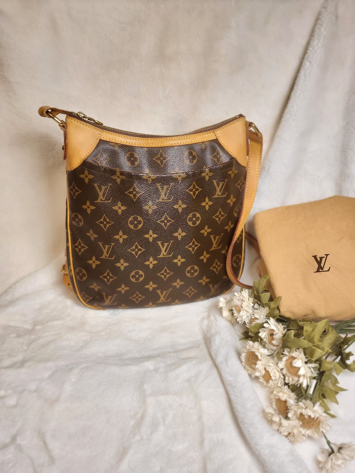 Authentic pre-owned Louis Vuitton odeon pm crossbody shoulder bag