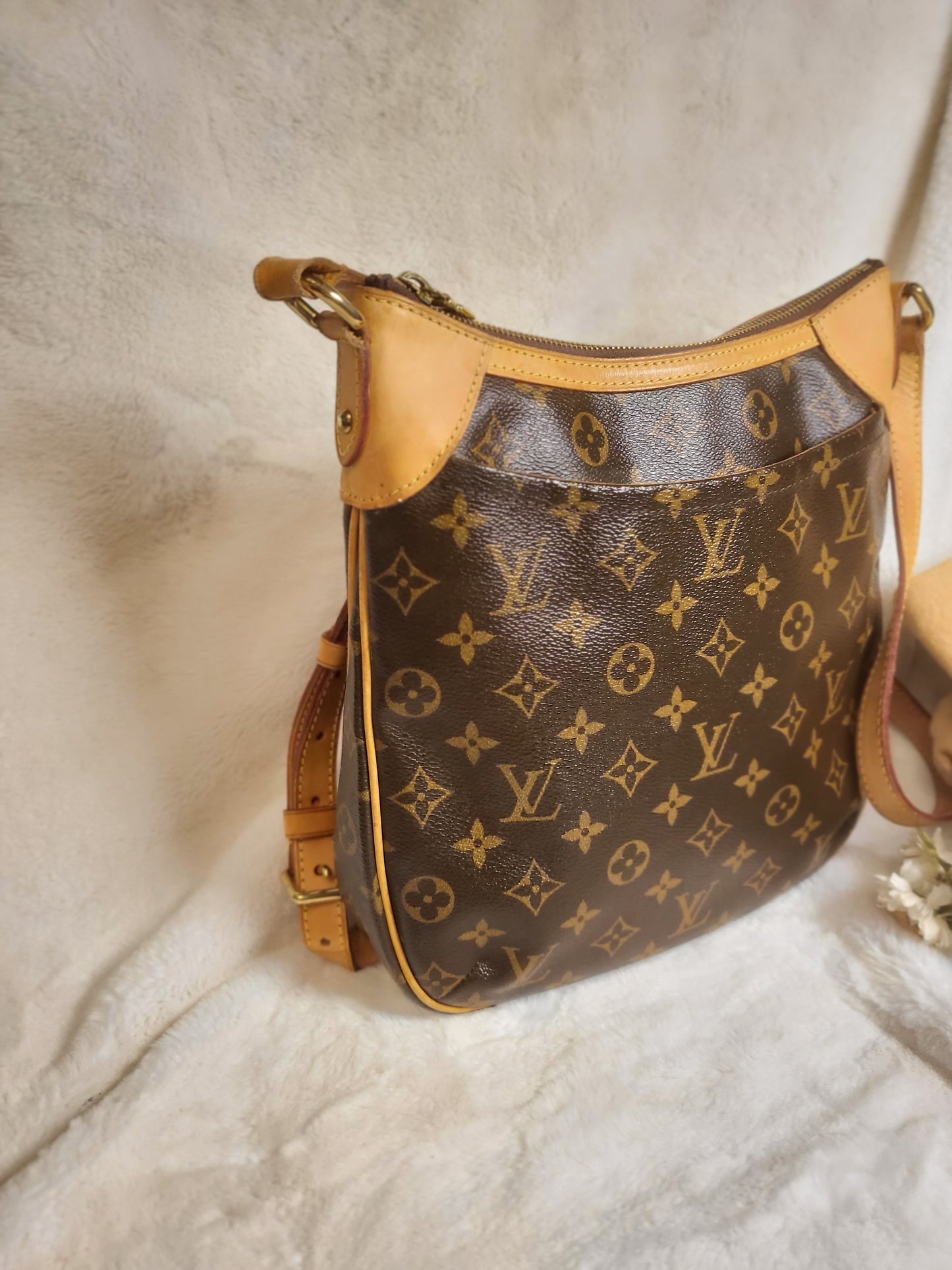 Authentic pre-owned Louis Vuitton odeon pm crossbody shoulder bag
