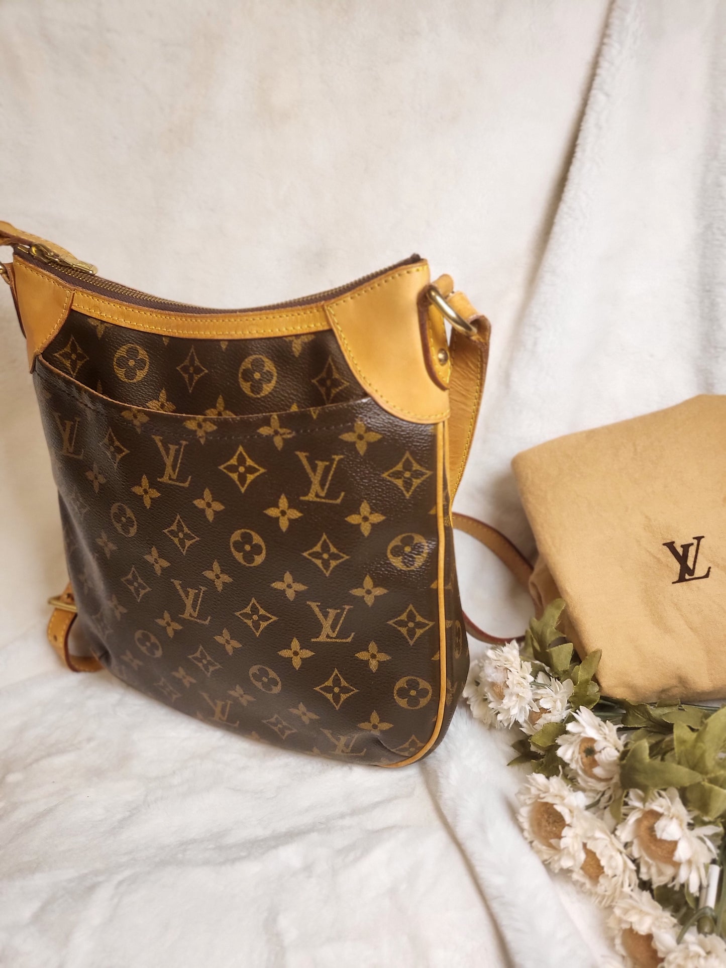 Authentic pre-owned Louis Vuitton odeon pm crossbody shoulder bag