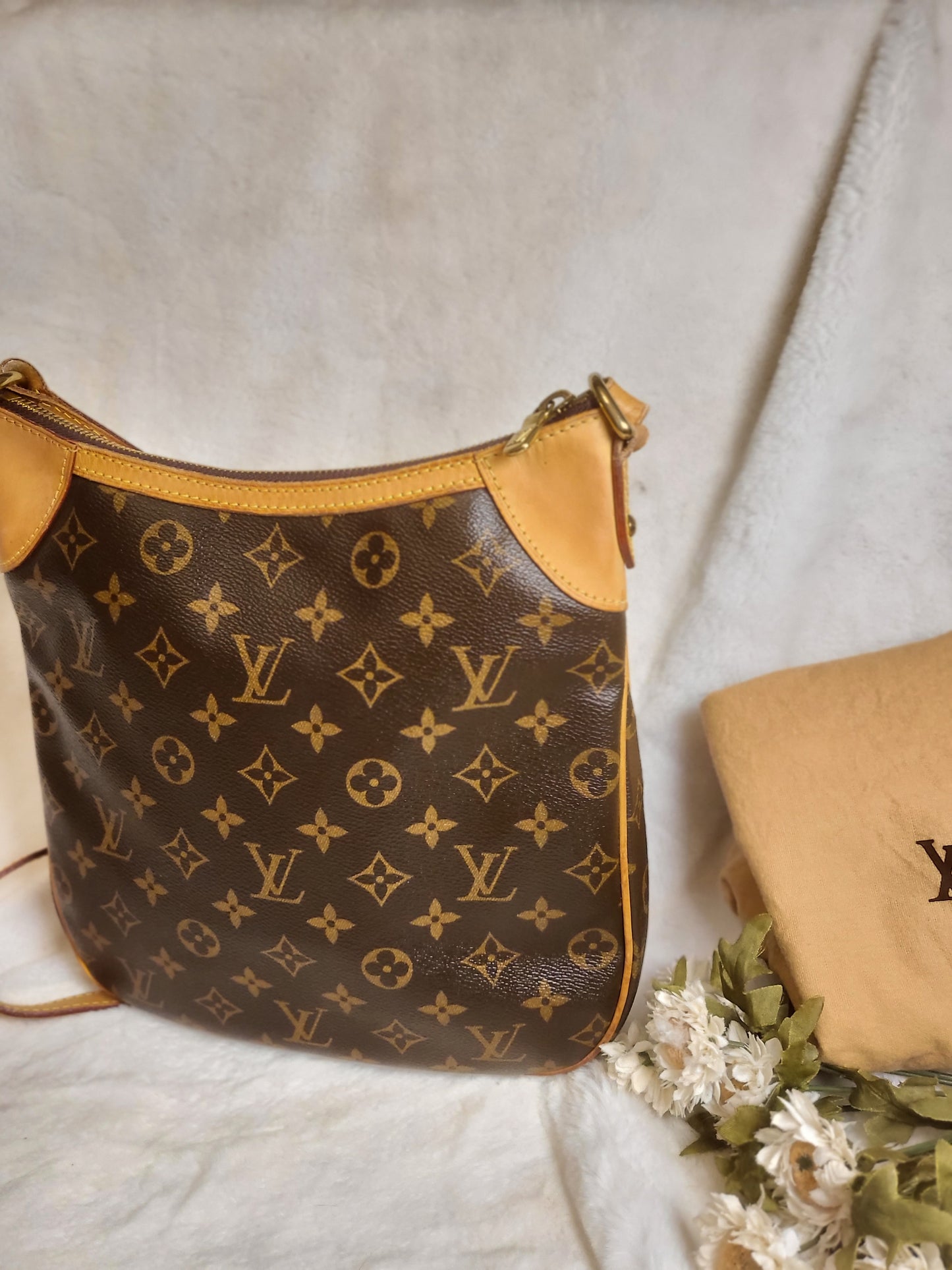 Authentic pre-owned Louis Vuitton odeon pm crossbody shoulder bag