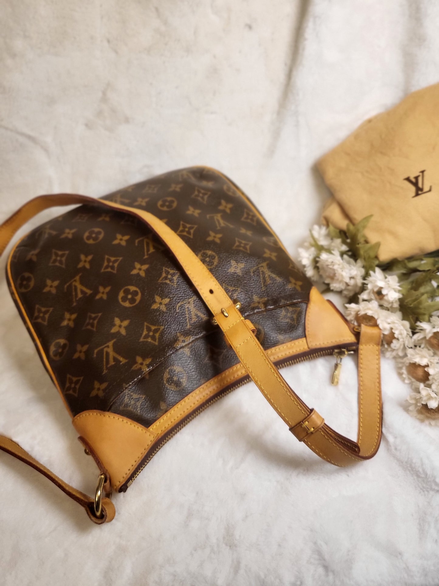 Authentic pre-owned Louis Vuitton odeon pm crossbody shoulder bag