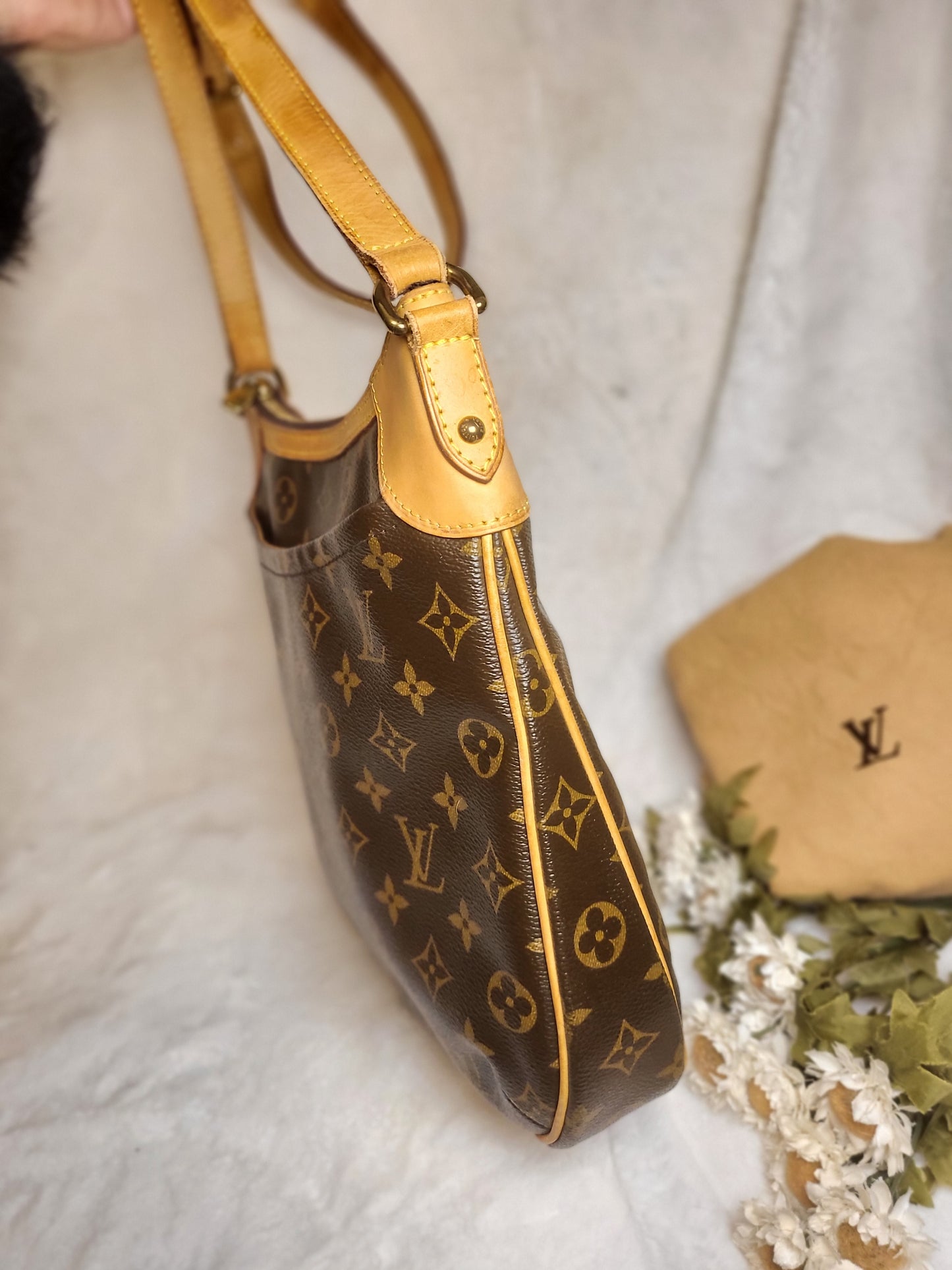 Authentic pre-owned Louis Vuitton odeon pm crossbody shoulder bag