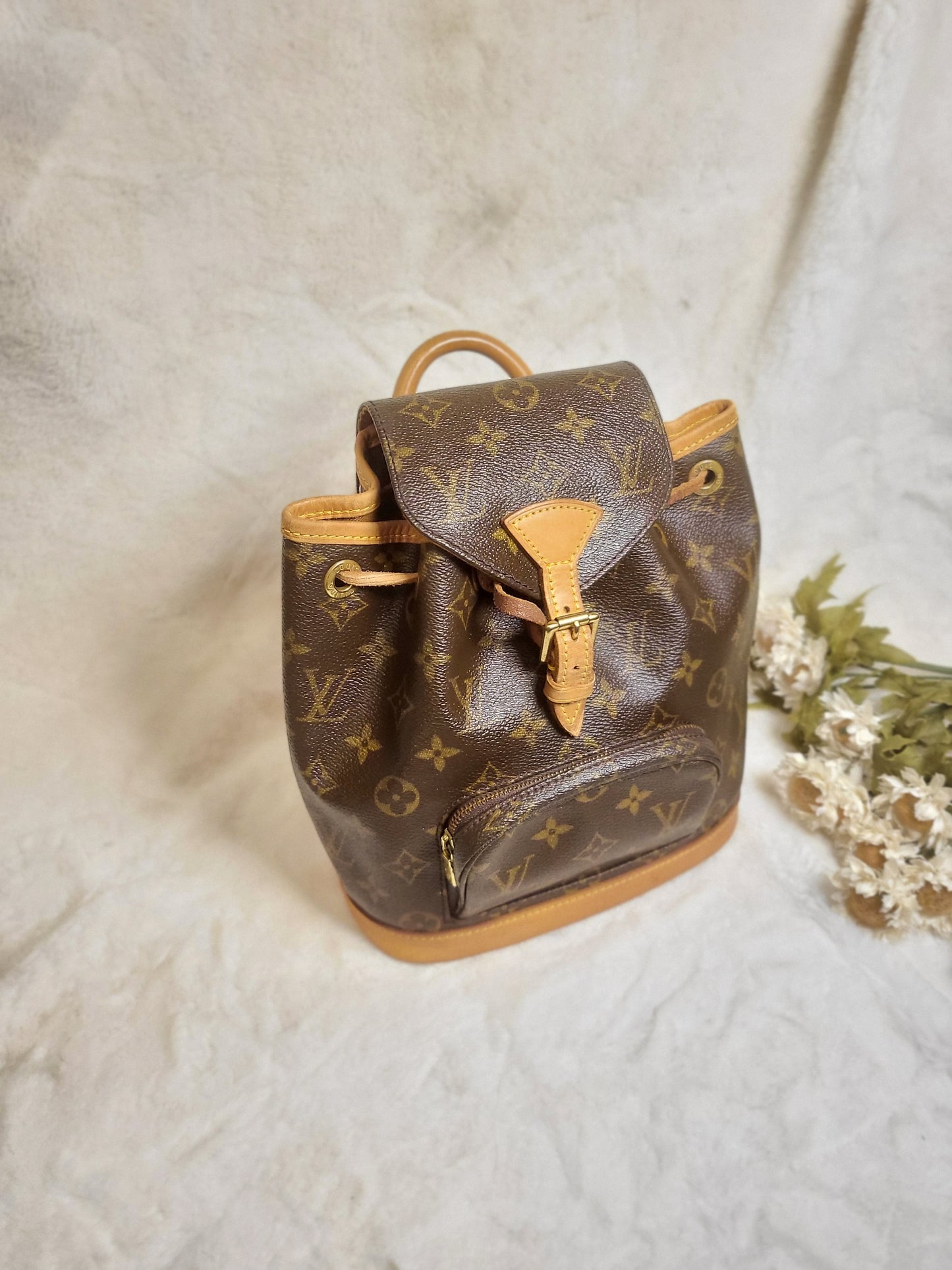 Authentic pre-owned Louis Vuitton montsouris pm mini backpack