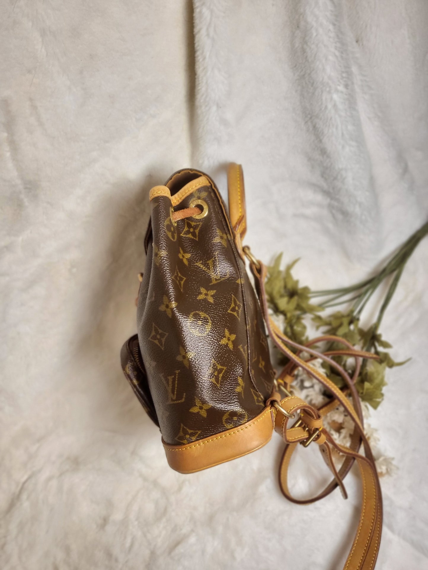 Authentic pre-owned Louis Vuitton montsouris pm mini backpack