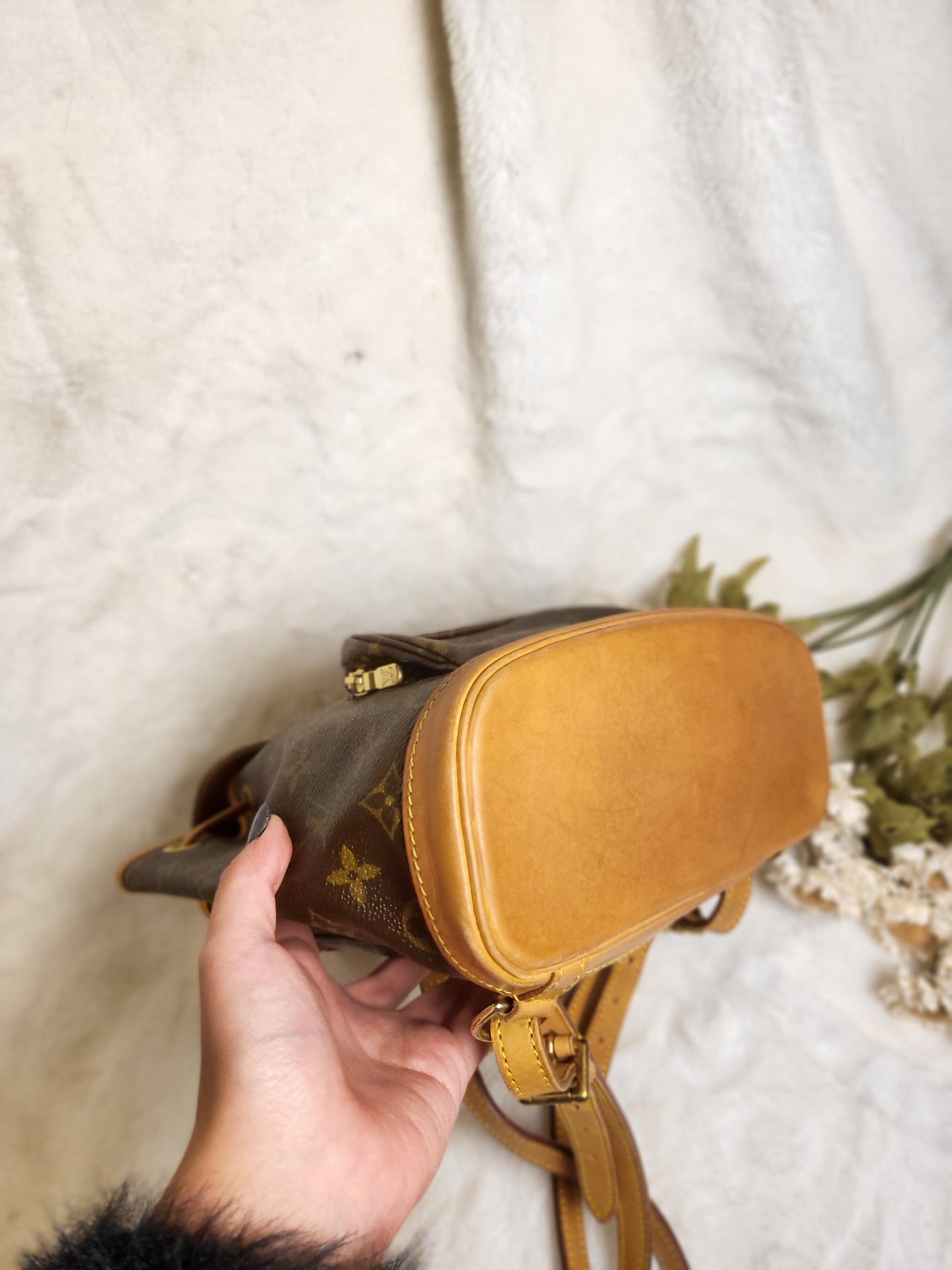 Authentic pre-owned Louis Vuitton montsouris pm mini backpack