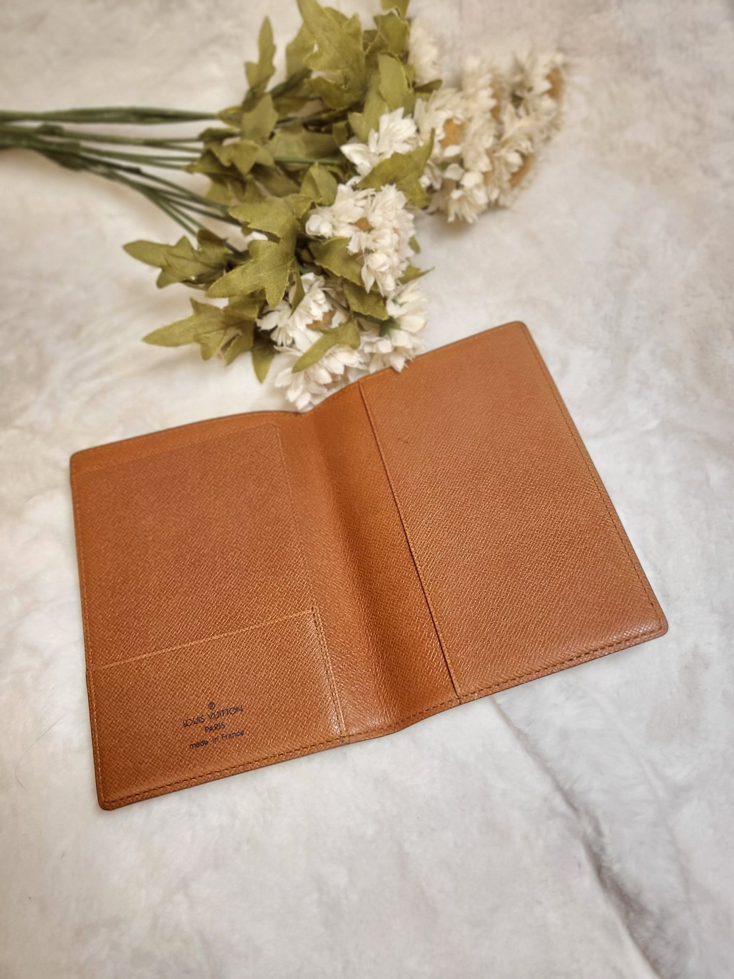 Authentic pre-owned Louis Vuitton passport holder
