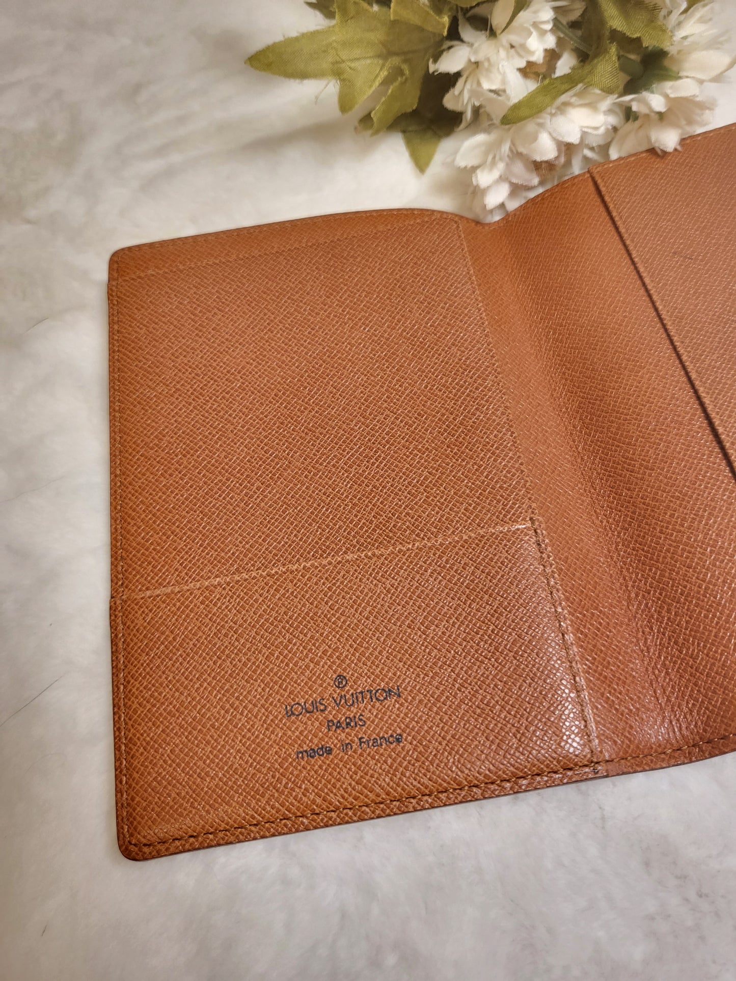 Authentic pre-owned Louis Vuitton passport holder
