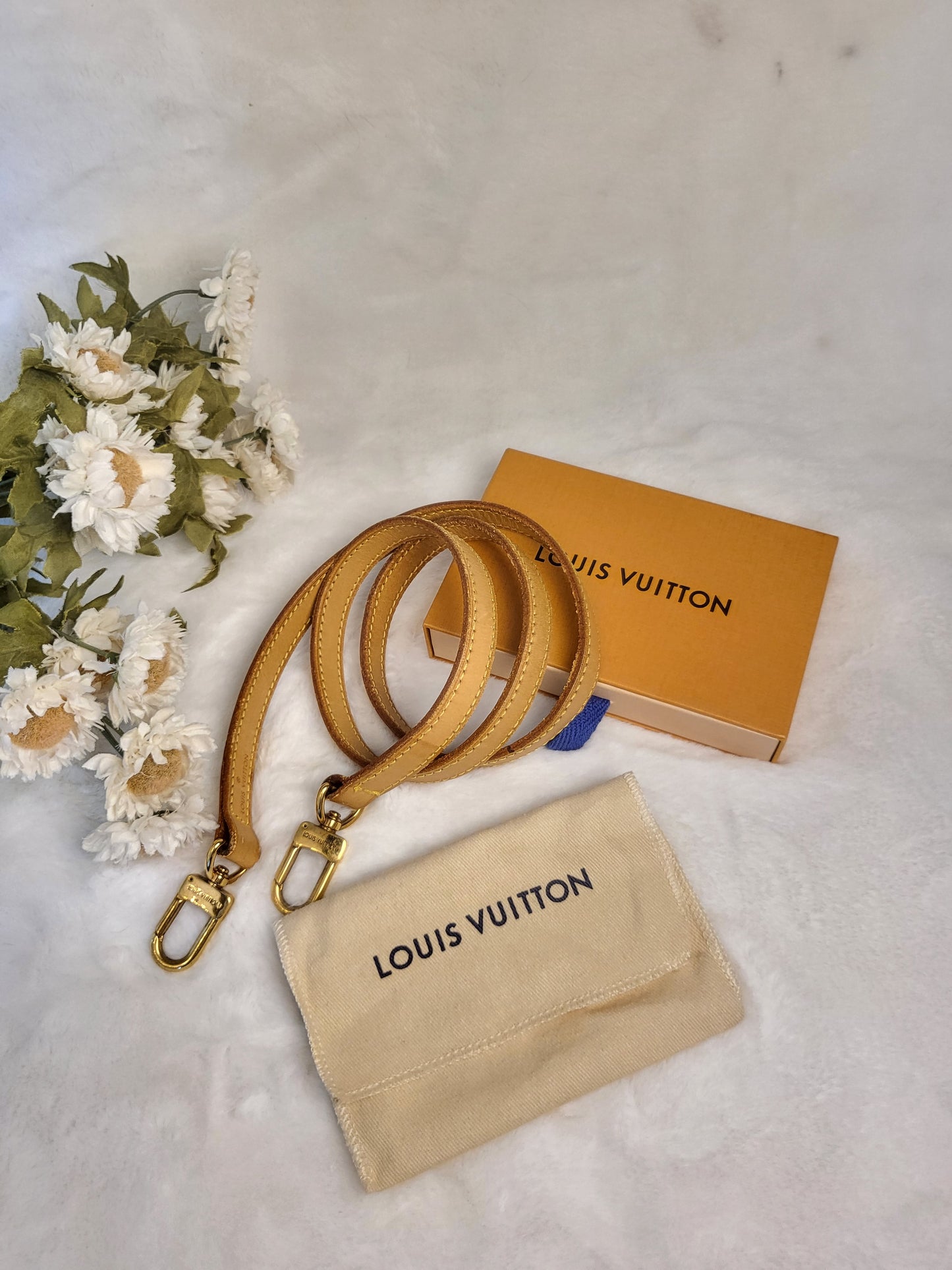 Authentic pre-owned Louis Vuitton vachetta strap