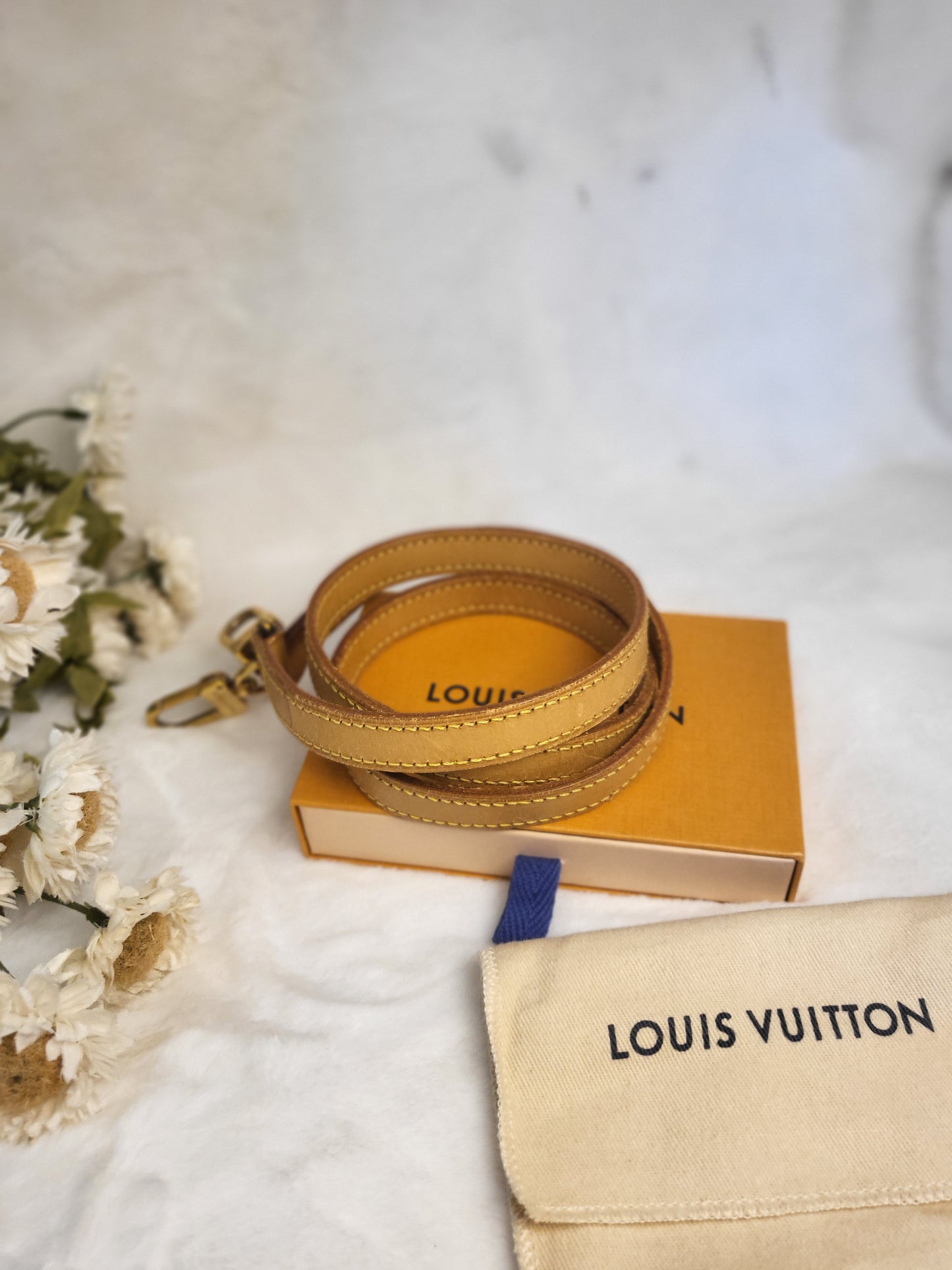 Authentic pre-owned Louis Vuitton vachetta strap
