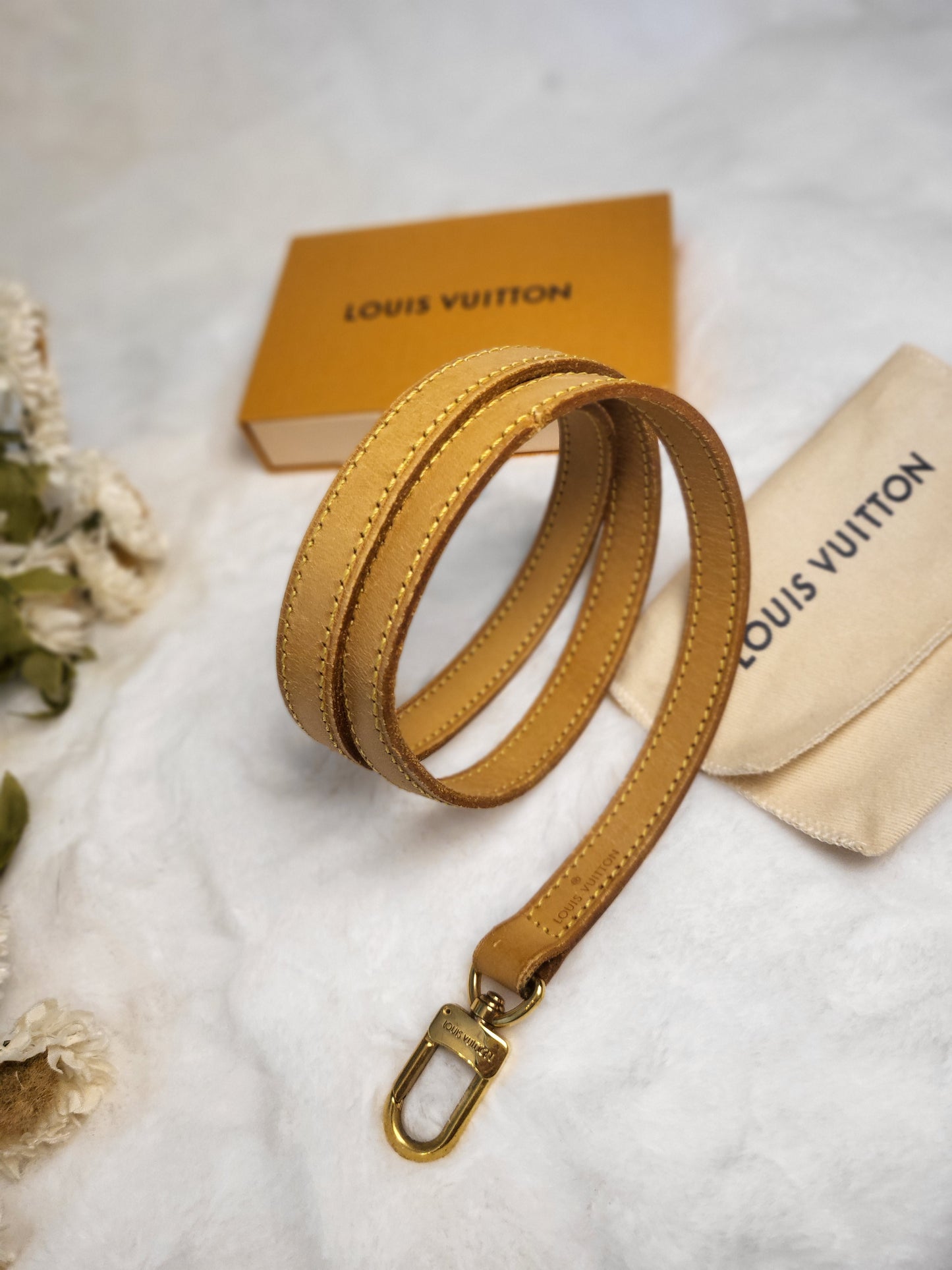 Authentic pre-owned Louis Vuitton vachetta strap