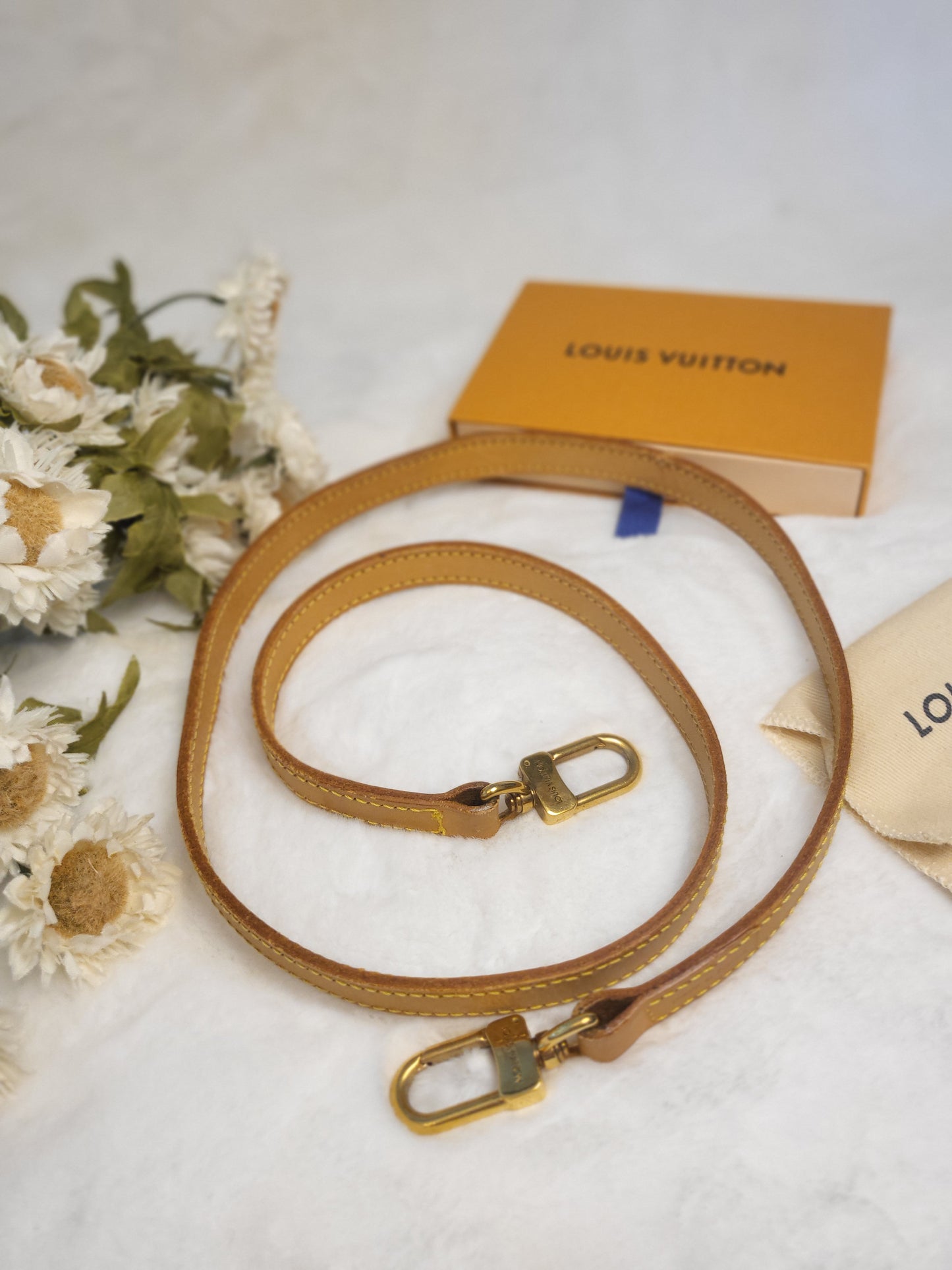Authentic pre-owned Louis Vuitton vachetta strap