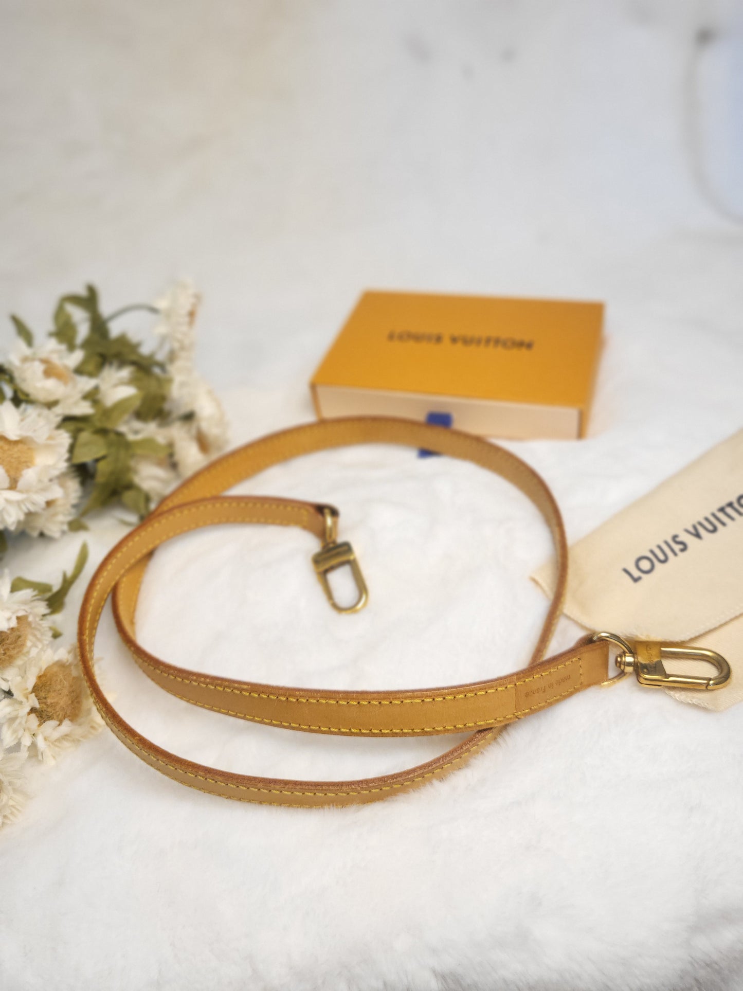 Authentic pre-owned Louis Vuitton vachetta strap