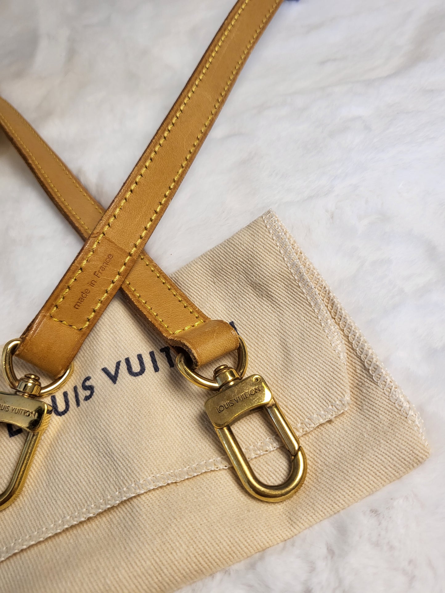 Authentic pre-owned Louis Vuitton vachetta strap