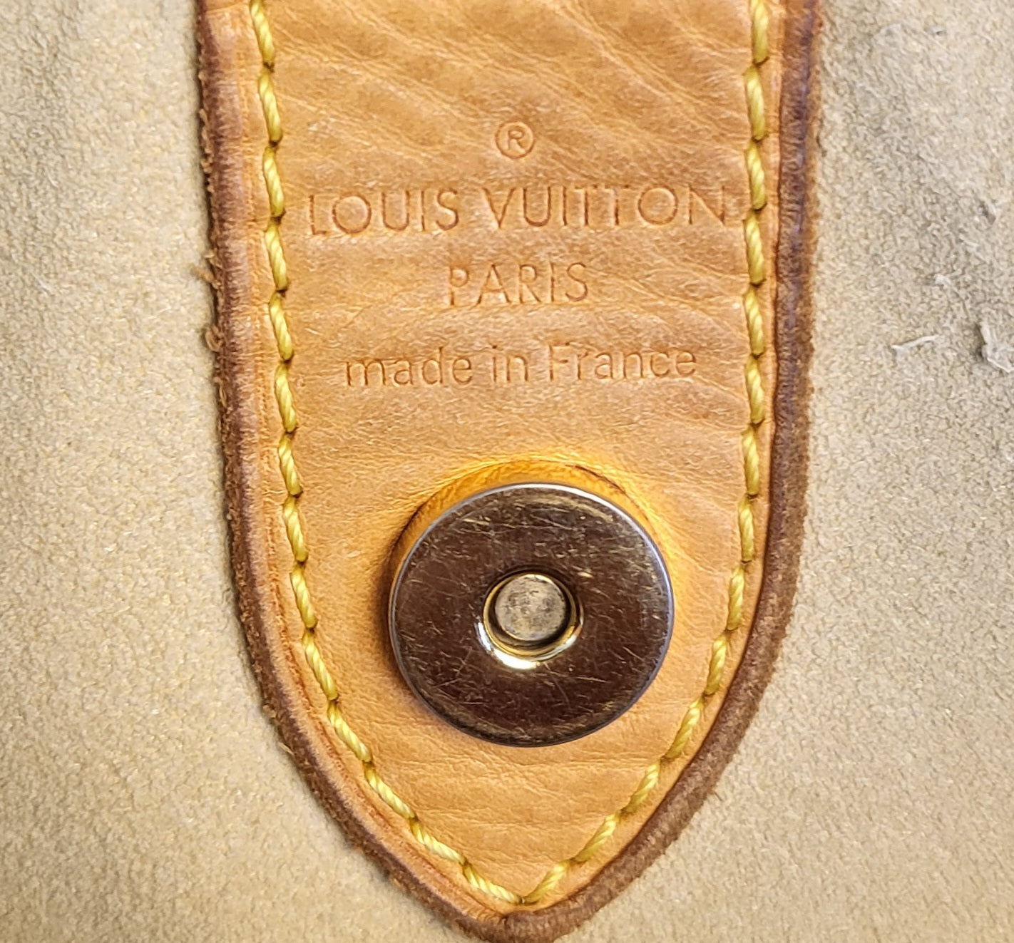 Authentic pre-owned Louis Vuitton Galliera gm tote shoulder bag