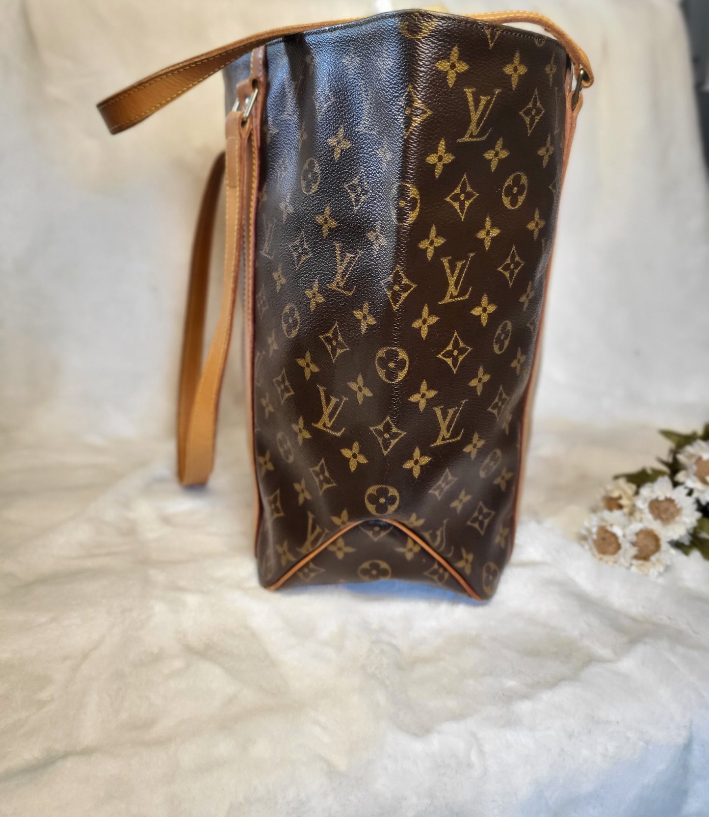 Authentic pre-owned Louis Vuitton sac tote pm shoulder bag