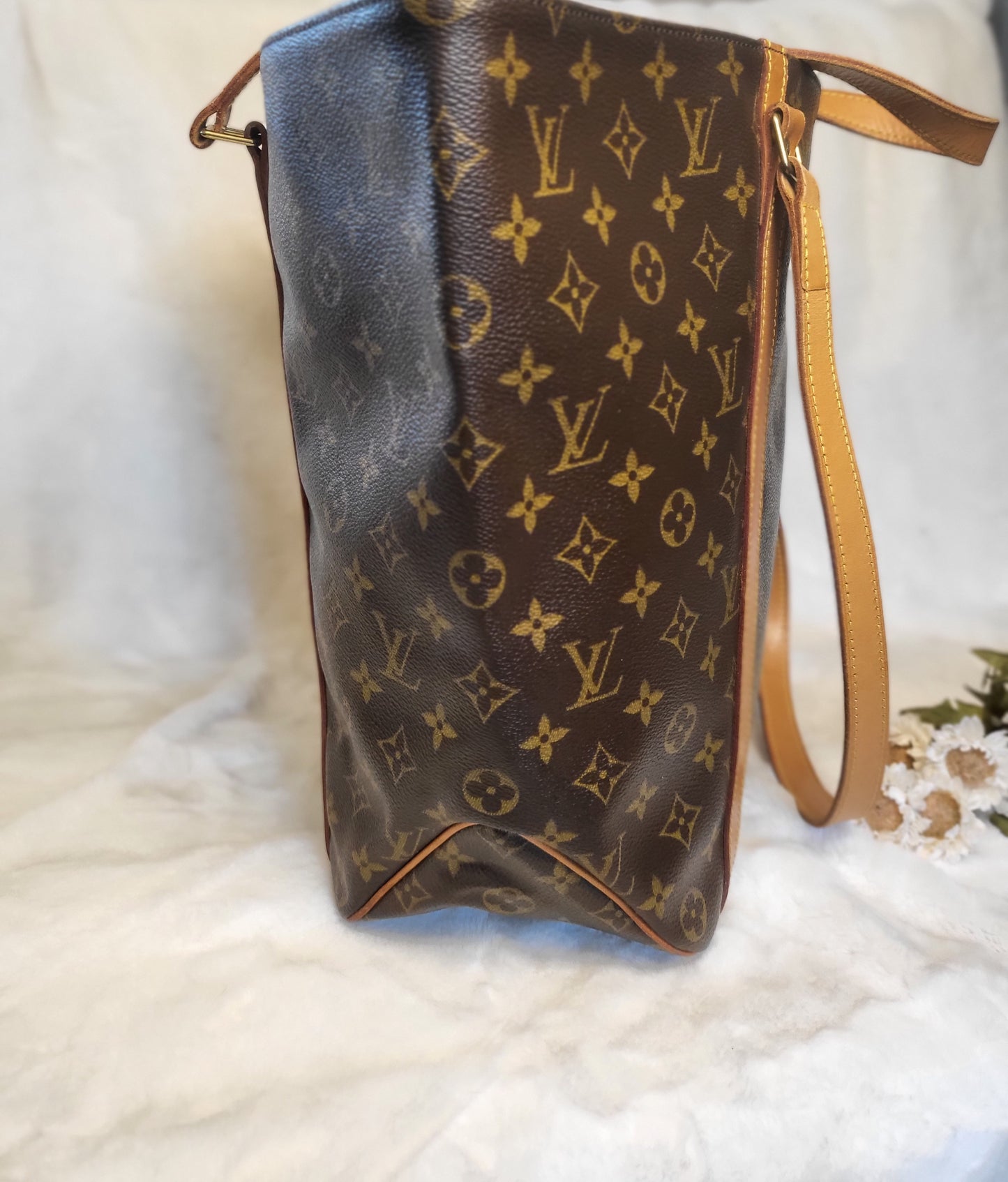 Authentic pre-owned Louis Vuitton sac tote pm shoulder bag