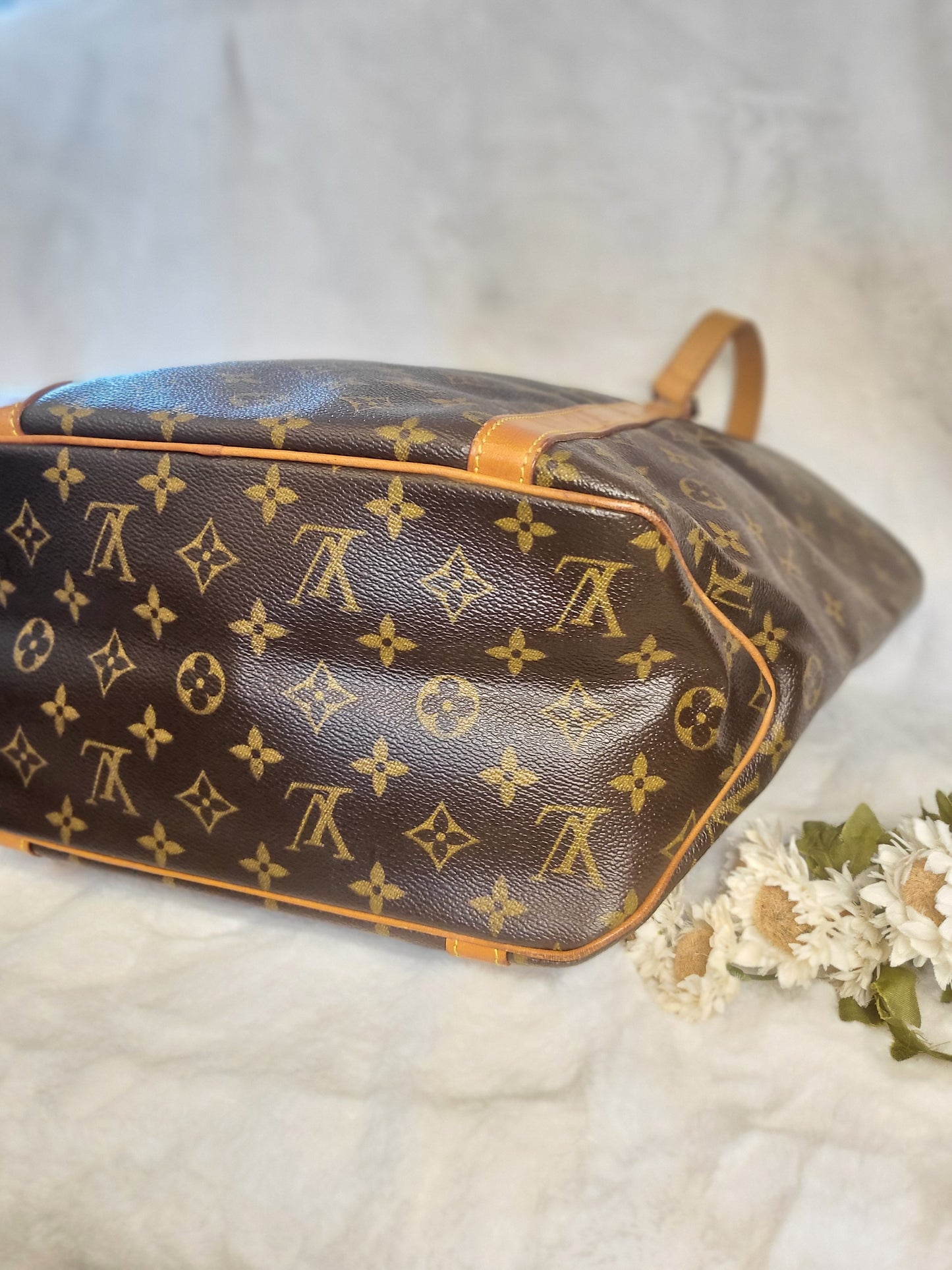 Authentic pre-owned Louis Vuitton sac tote pm shoulder bag