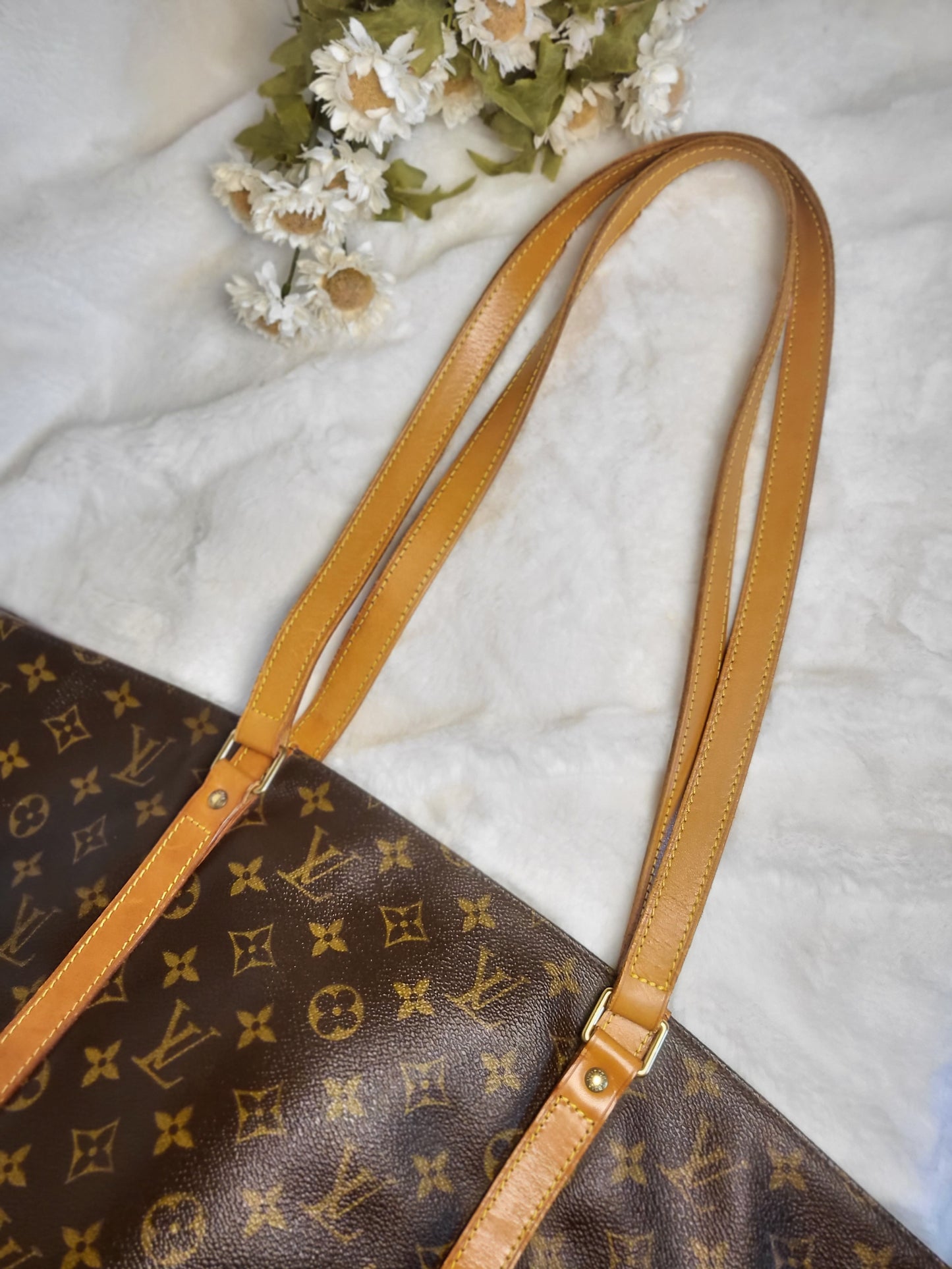 Authentic pre-owned Louis Vuitton sac tote pm shoulder bag