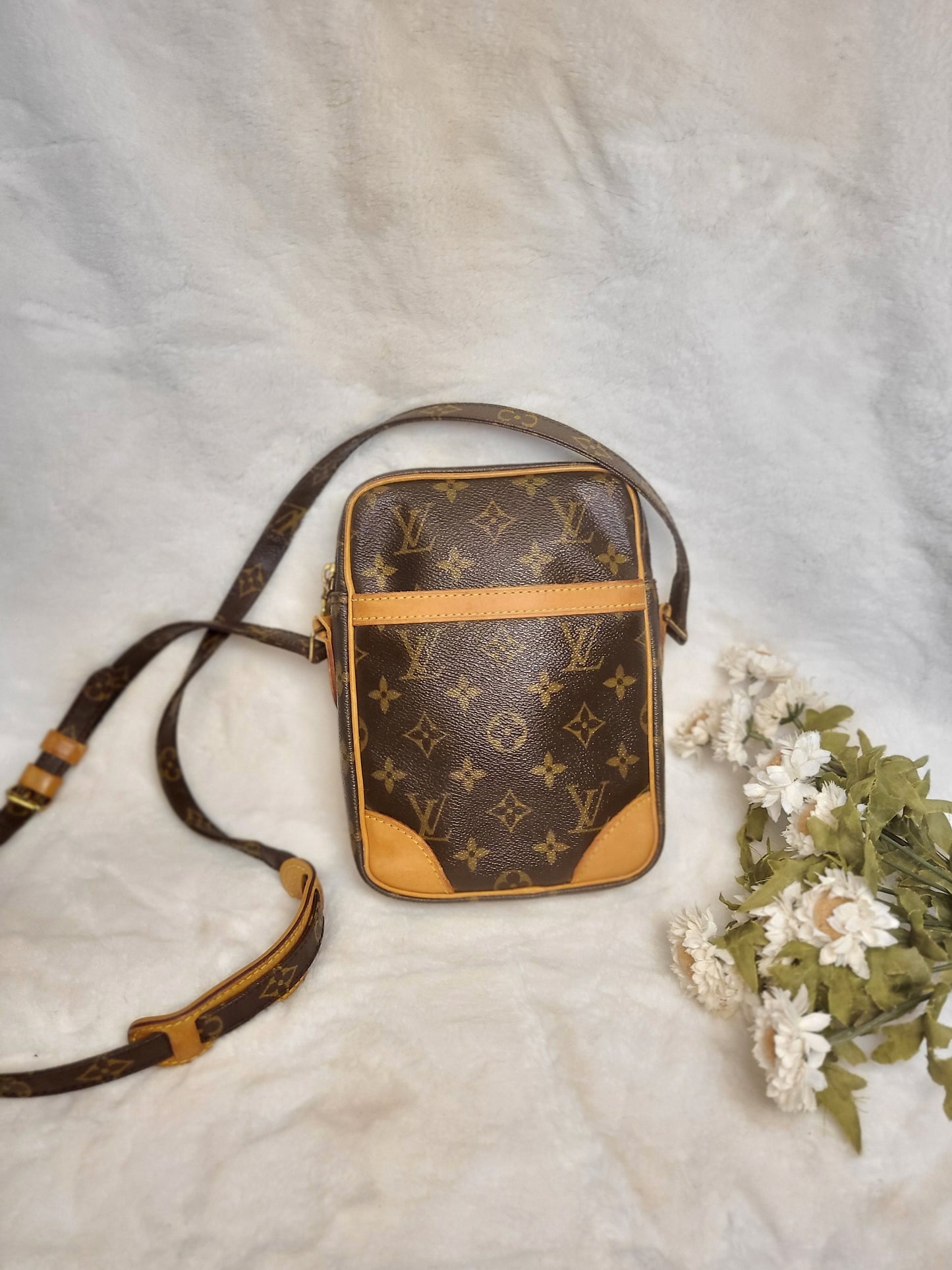 Authentic pre-owned Louis Vuitton Danube pm crossbody shoulder bag