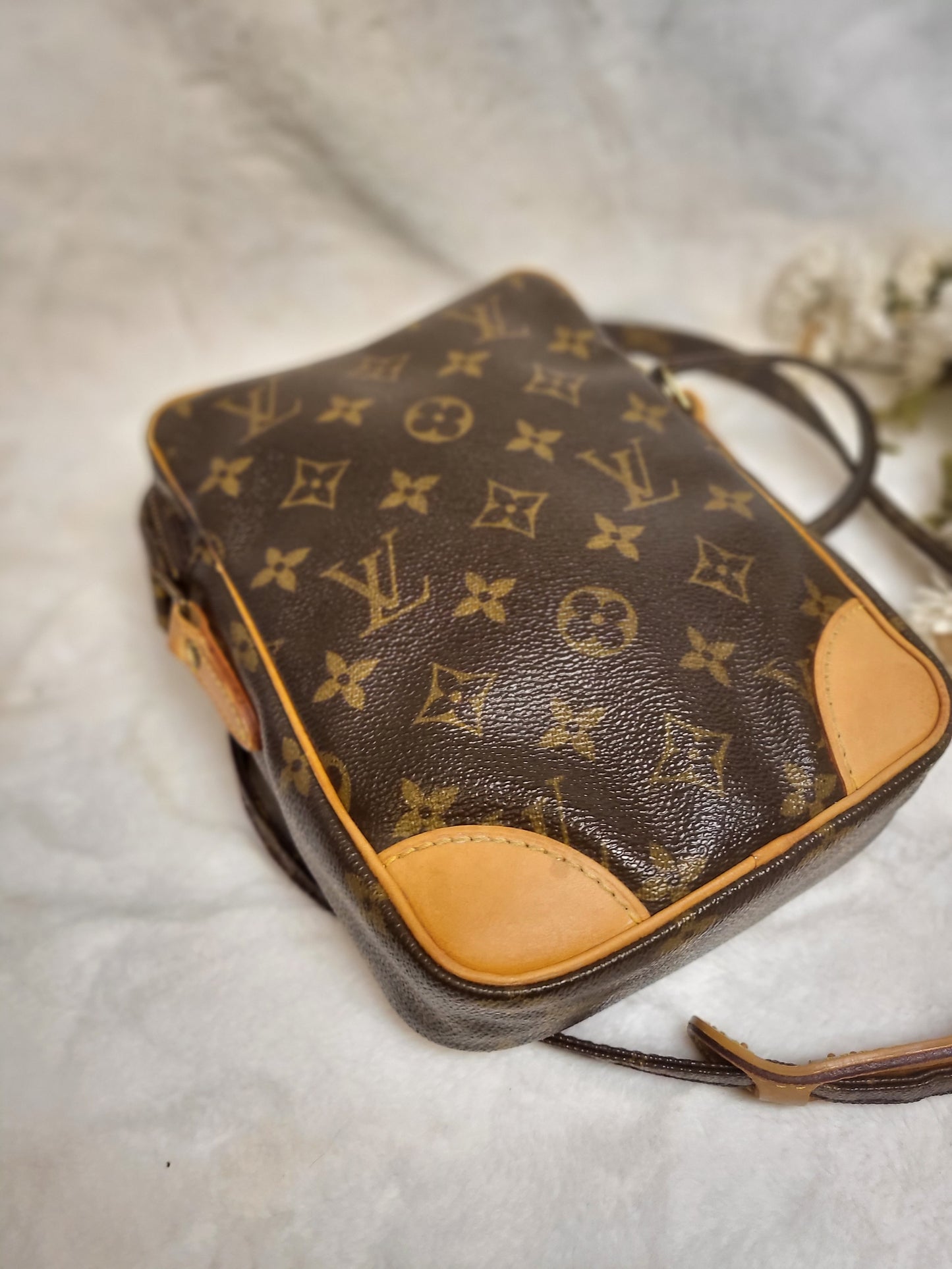Authentic pre-owned Louis Vuitton Danube pm crossbody shoulder bag