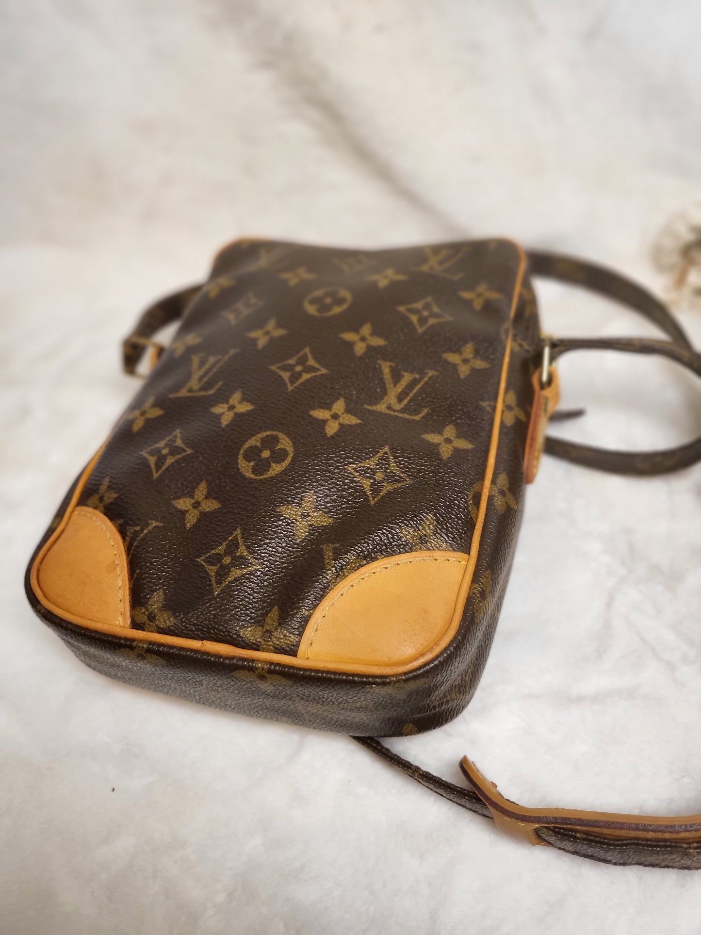 Authentic pre-owned Louis Vuitton Danube pm crossbody shoulder bag