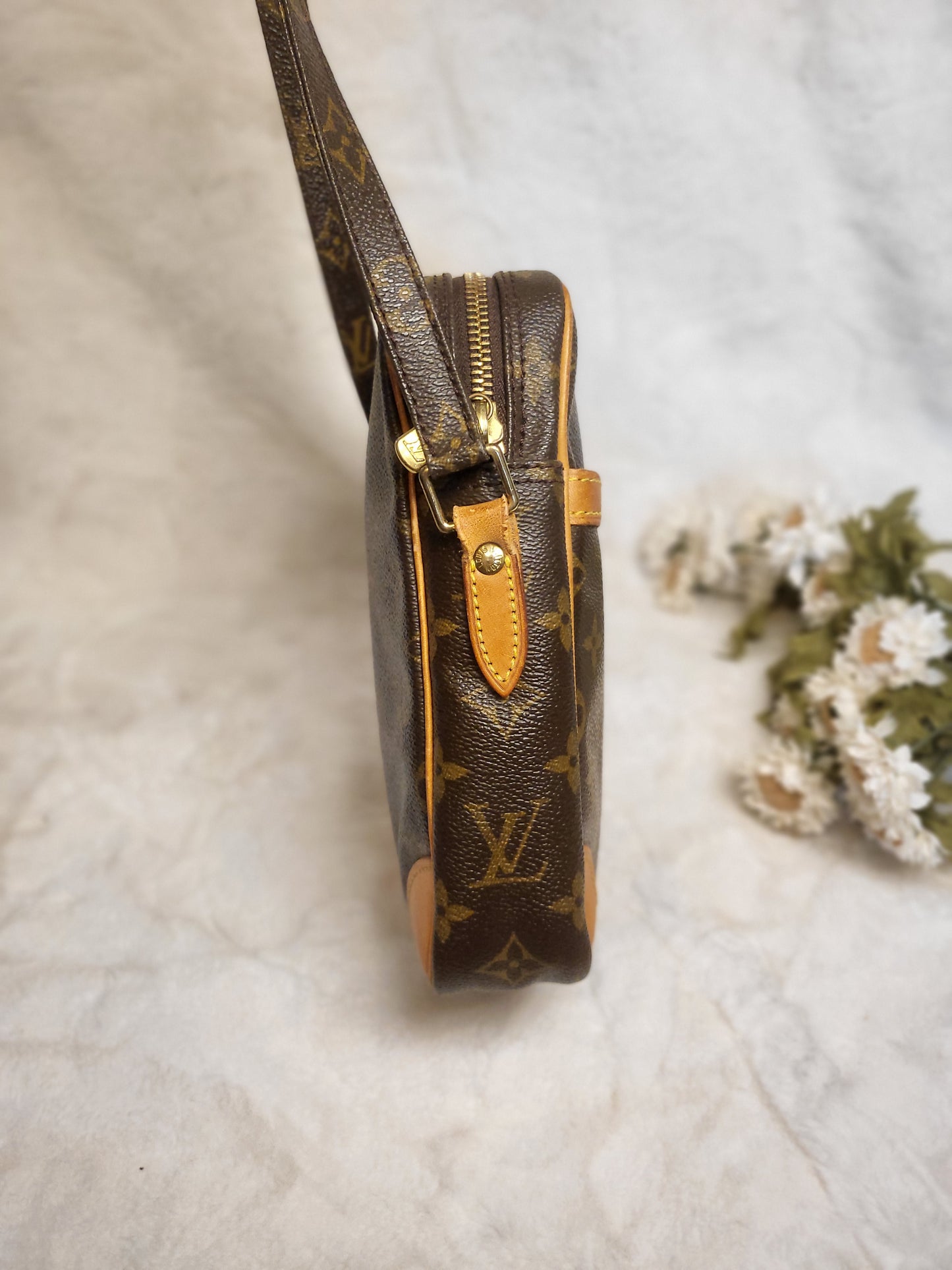 Authentic pre-owned Louis Vuitton Danube pm crossbody shoulder bag