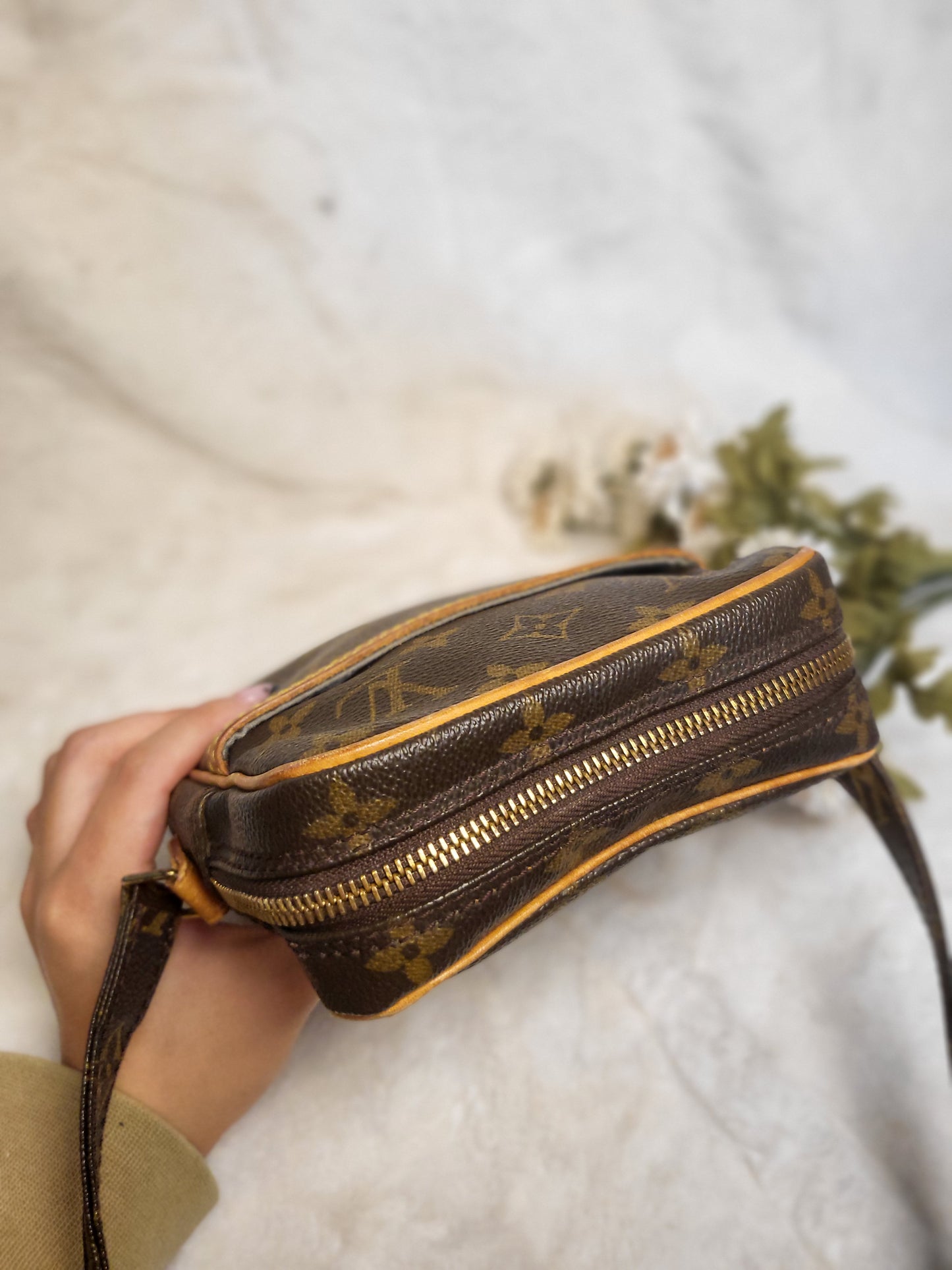 Authentic pre-owned Louis Vuitton Danube pm crossbody shoulder bag