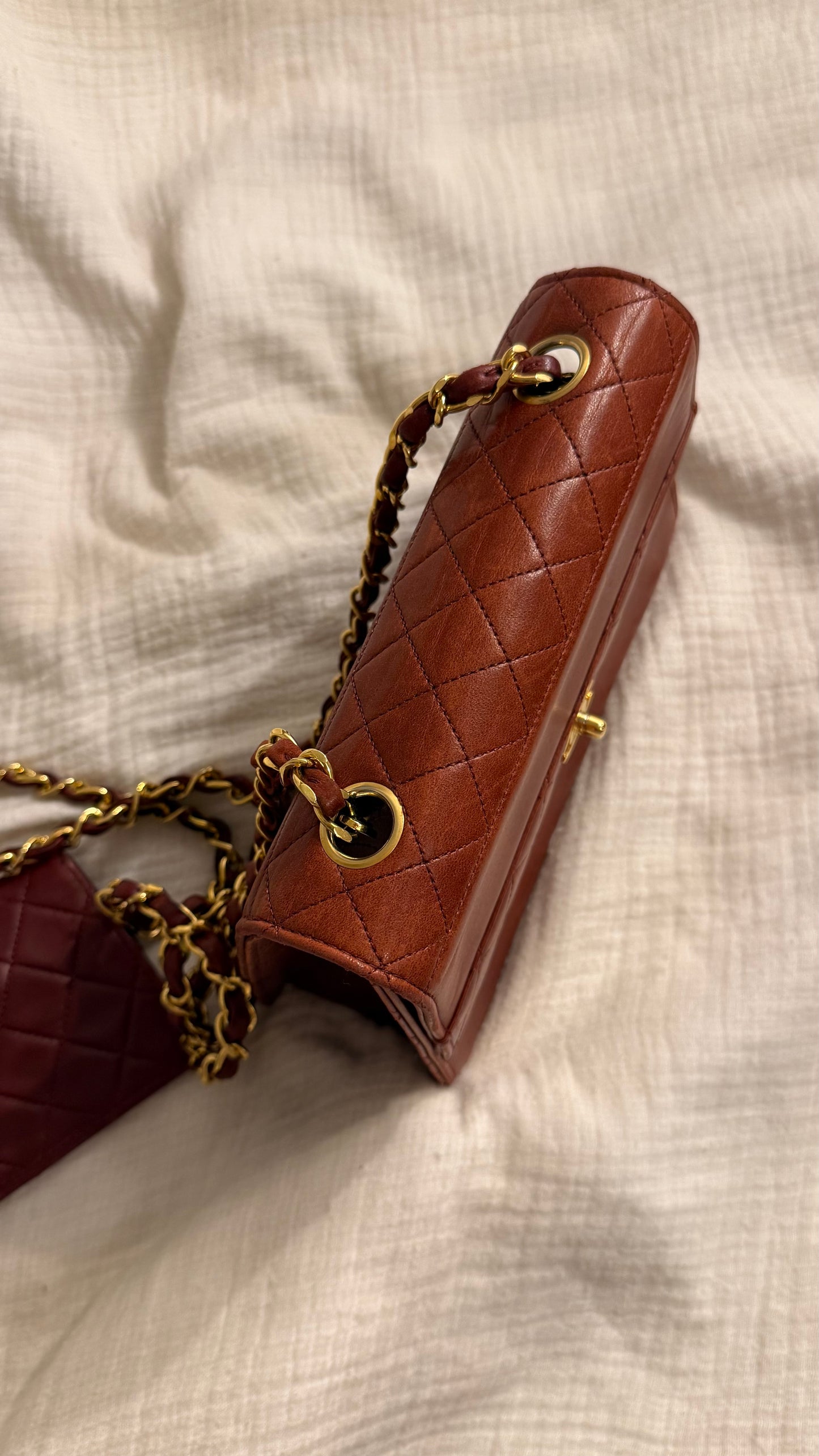 Chanel trapezoid flap bag