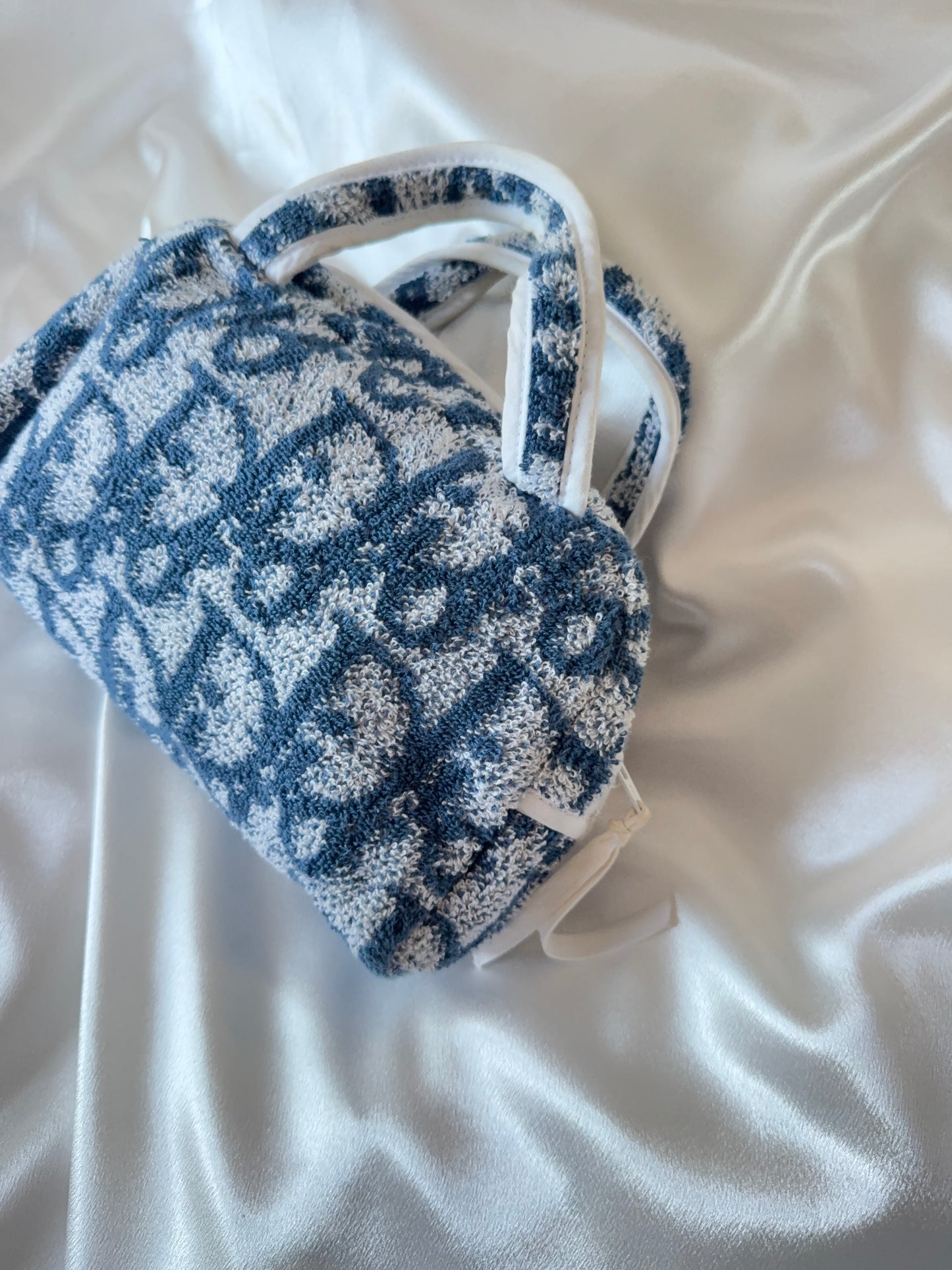 DIOR trotter terry cloth bag